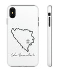 Šeher Bosno Volim Te Phone Case - White