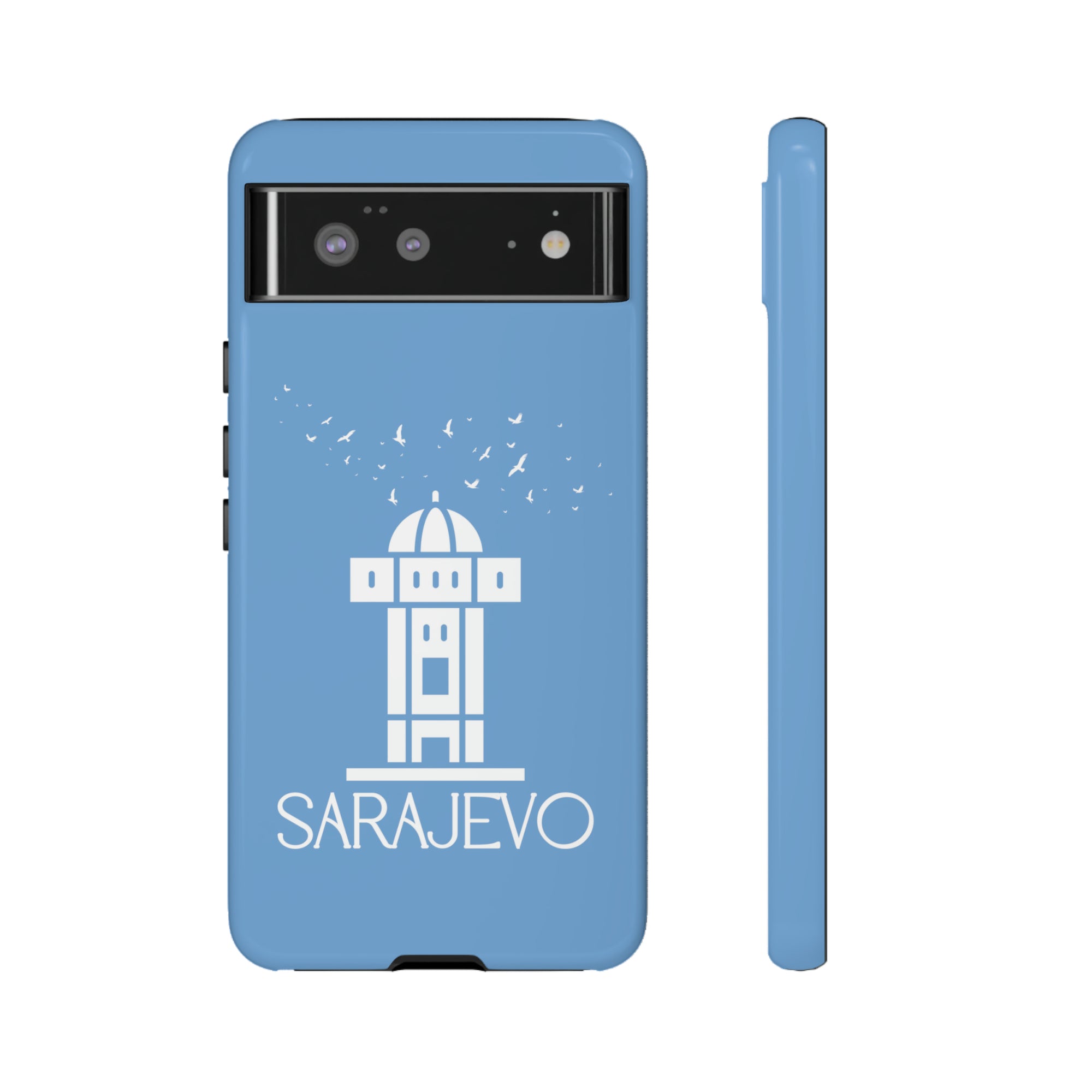 SARAJEVO SEBILJ Phone Case - Light Blue