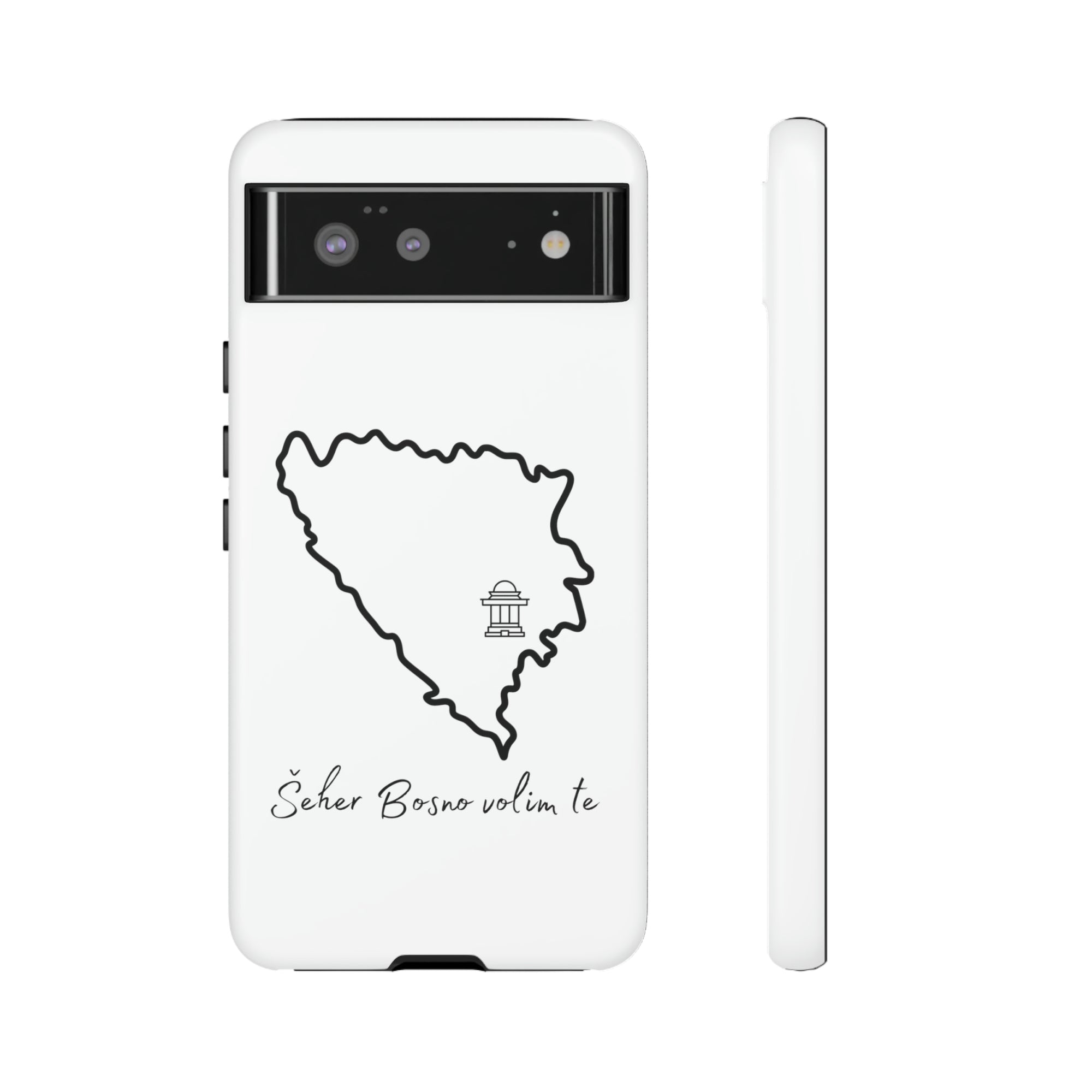 Šeher Bosno Volim Te Phone Case - White