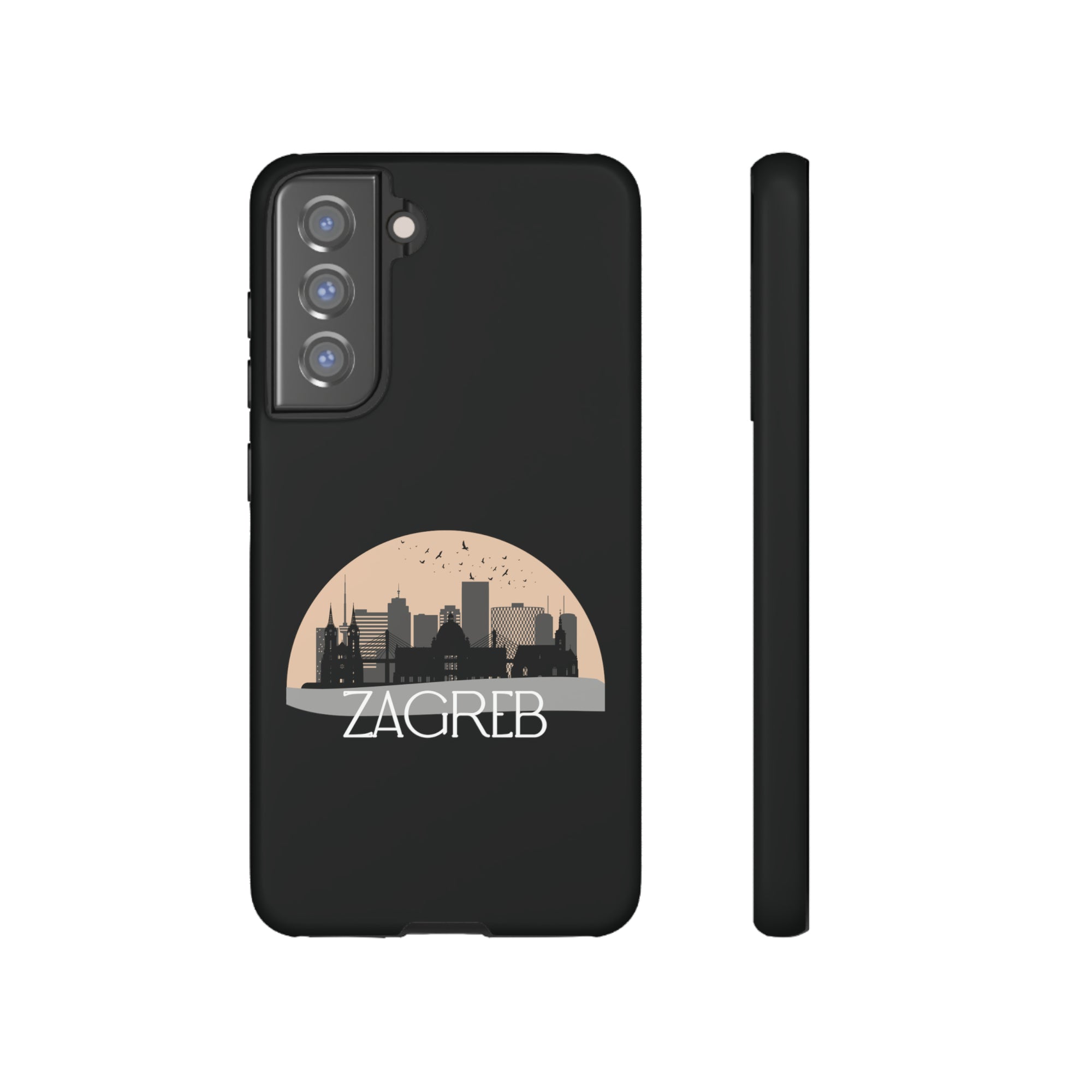 ZAGREB Phone Case - Black