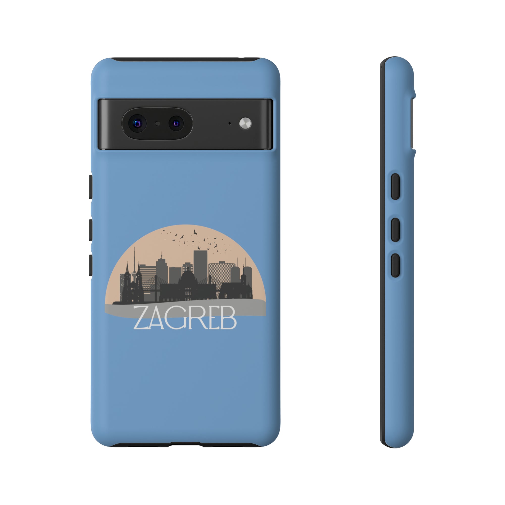 ZAGREB Phone Case - Light Blue