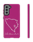 Šeher Bosno Volim Te Phone Case - Pink