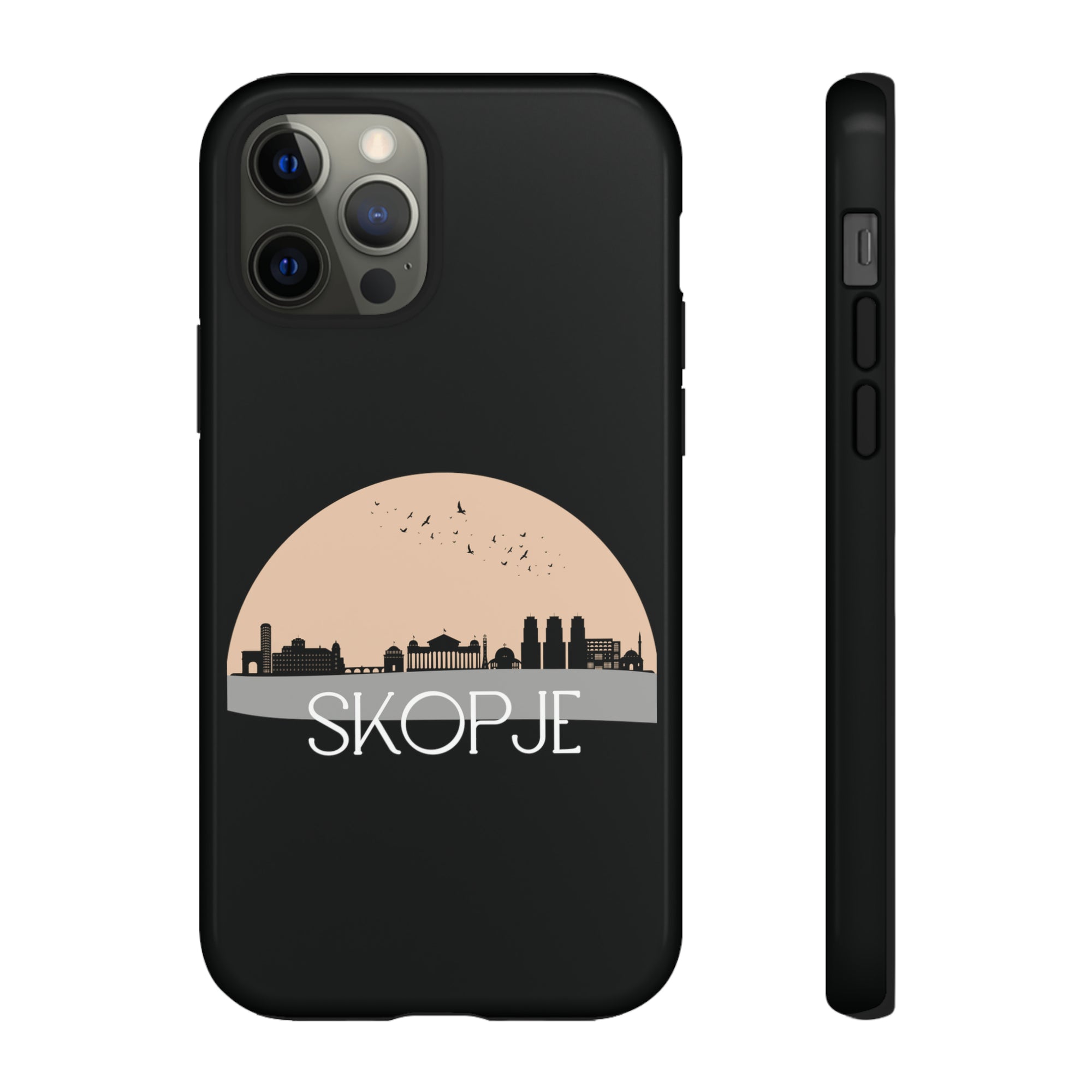 SKOPJE Phone Case - Black