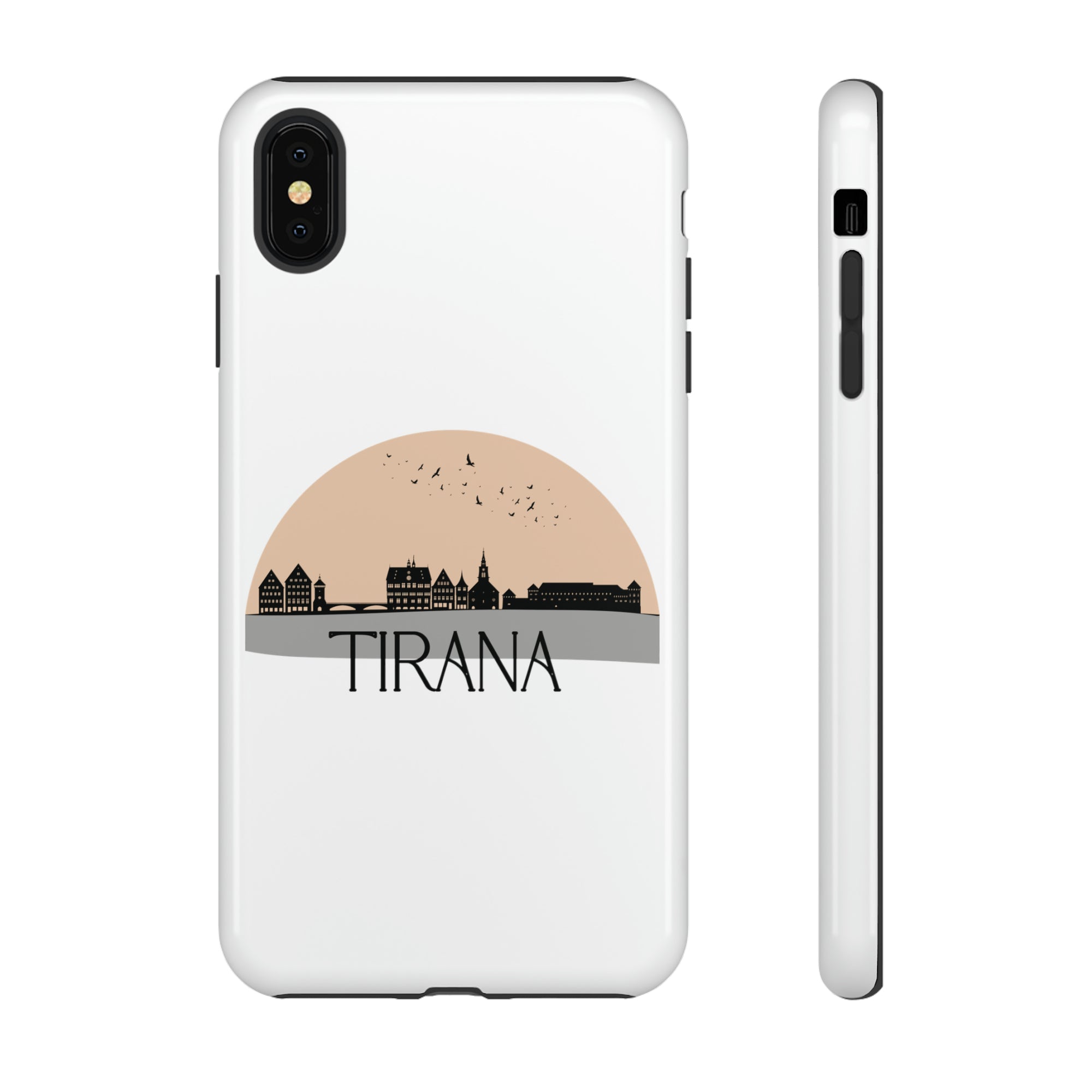 TIRANA Phone Case - White