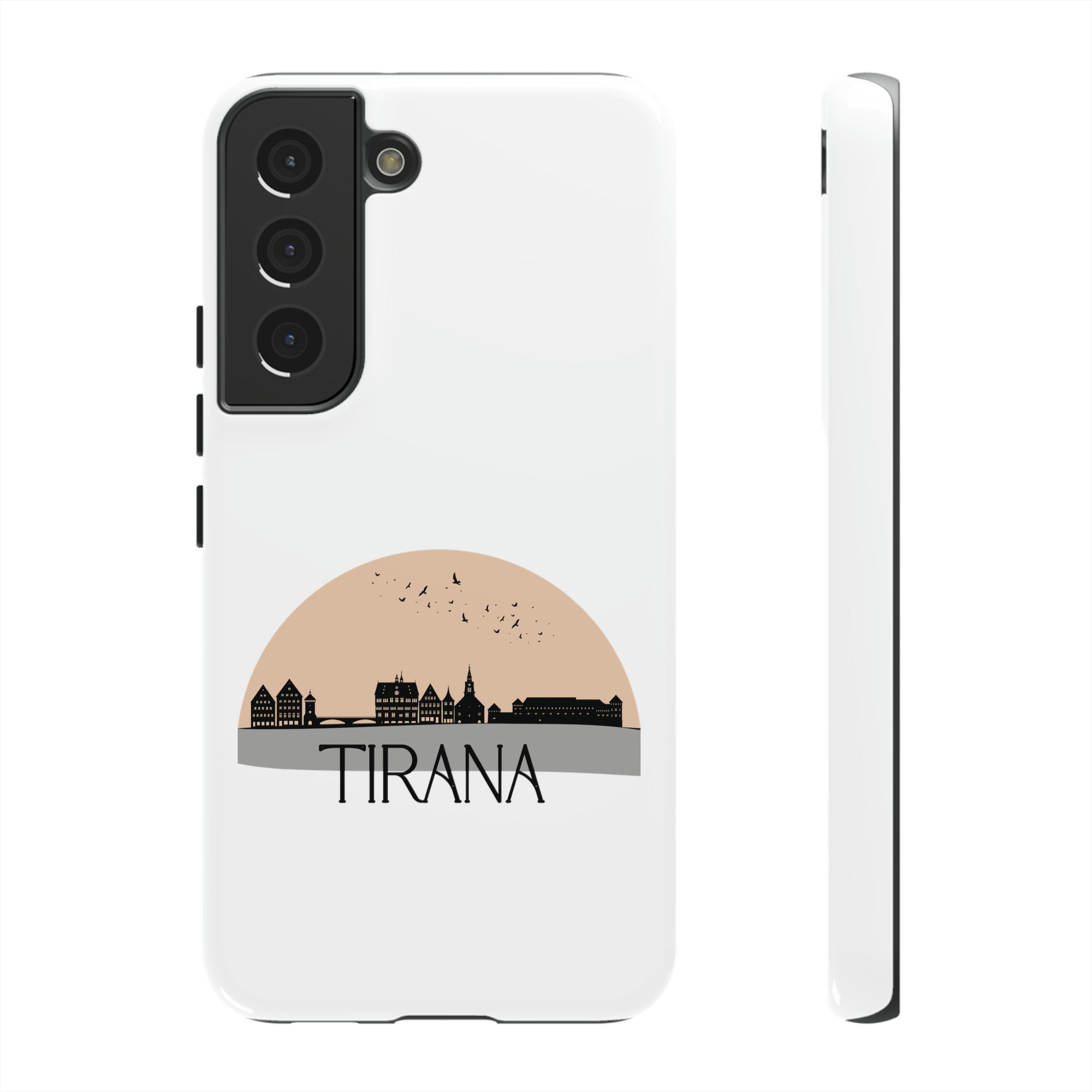 TIRANA Phone Case - White