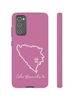 Šeher Bosno Volim Te Phone Case - Light Pink