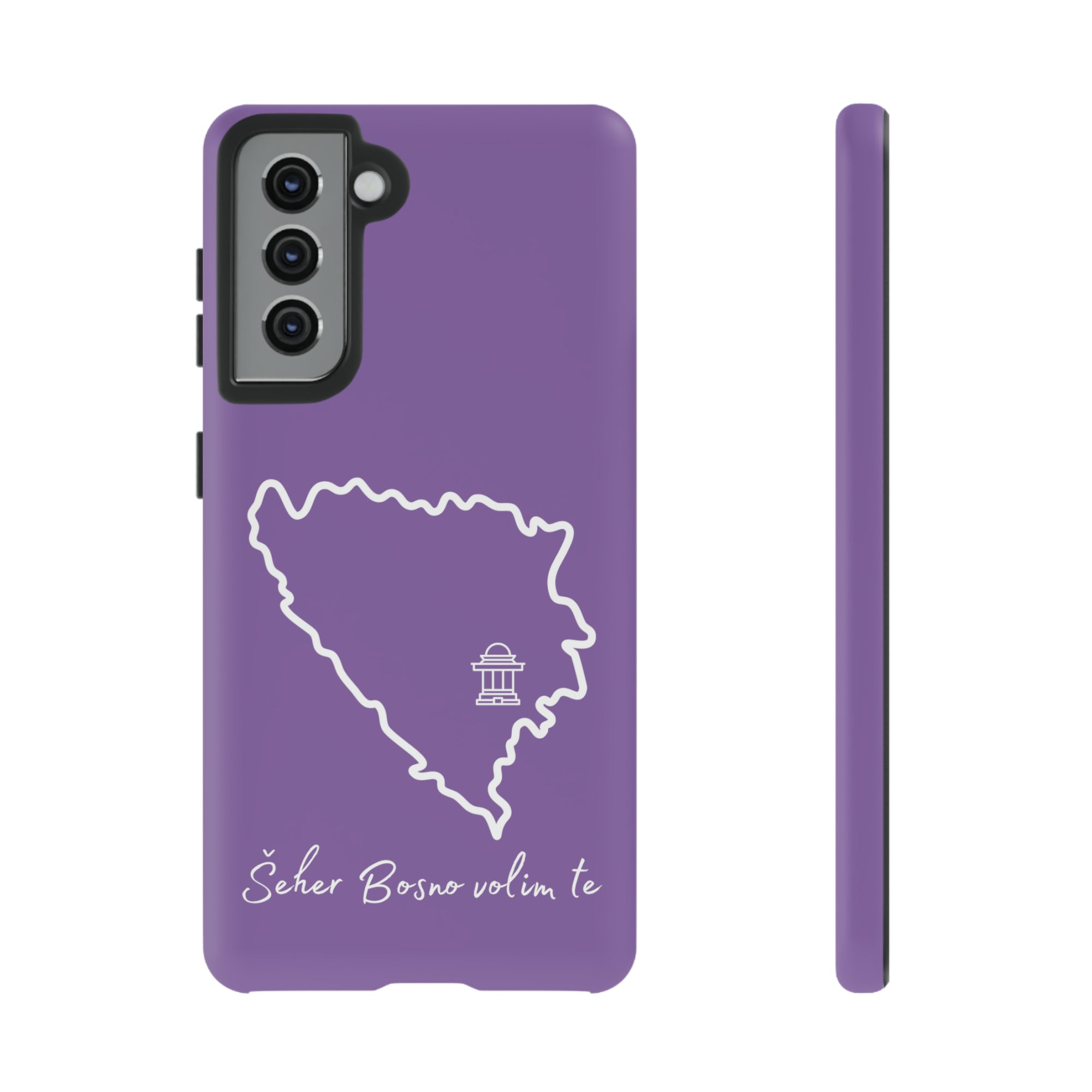 Šeher Bosno Volim Te Phone Case - Purple