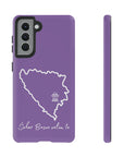 Šeher Bosno Volim Te Phone Case - Purple