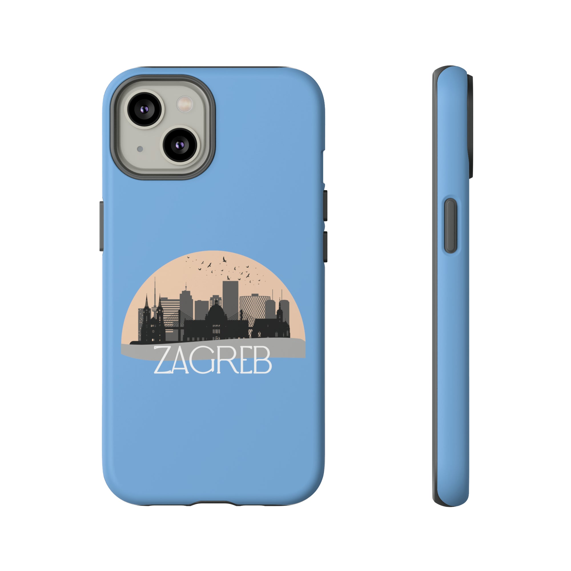 ZAGREB Phone Case - Light Blue