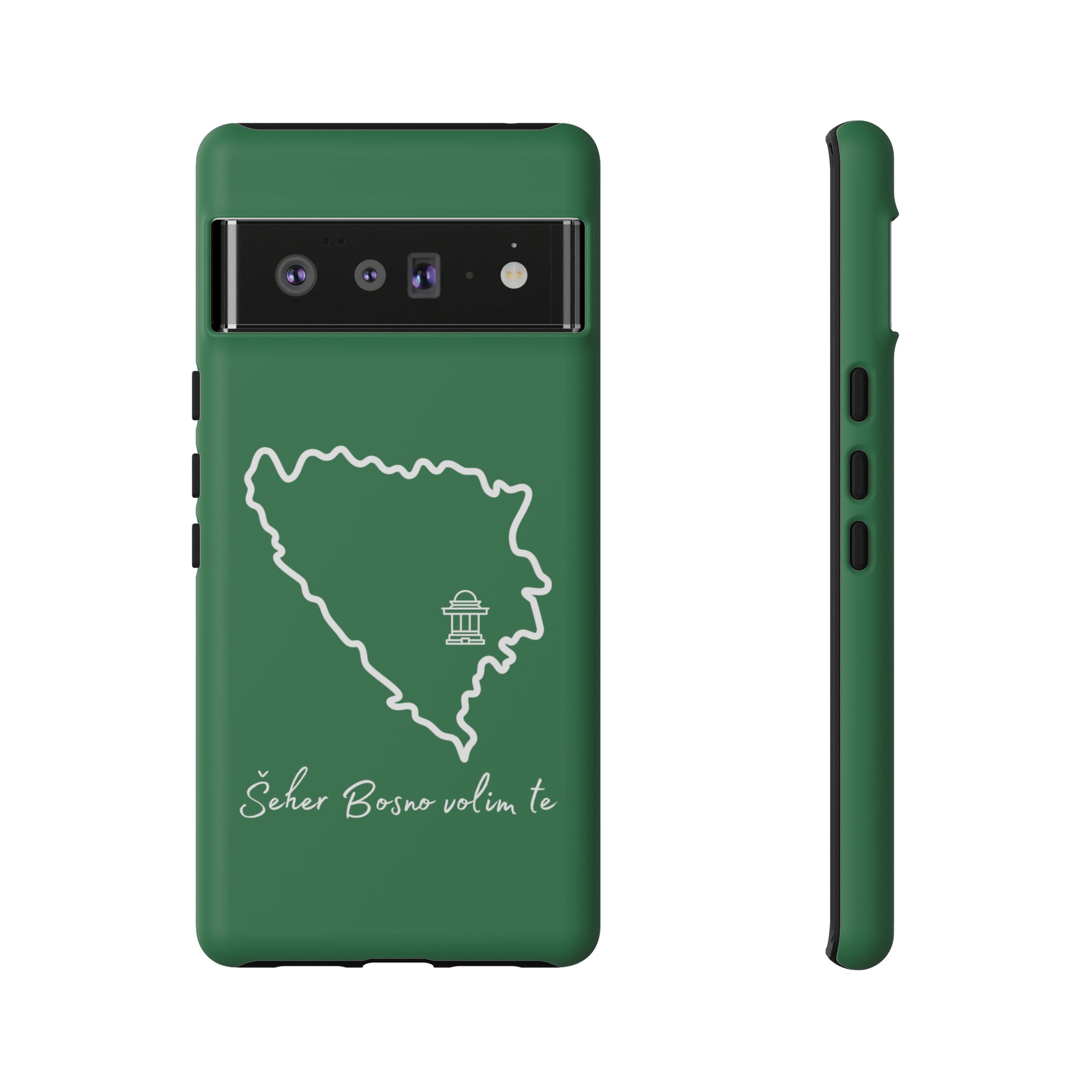 Šeher Bosno Volim Te Phone Case - Green