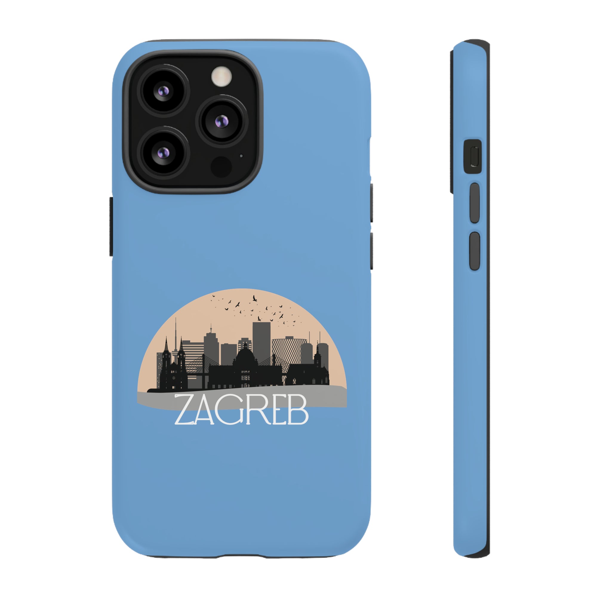 ZAGREB Phone Case - Light Blue