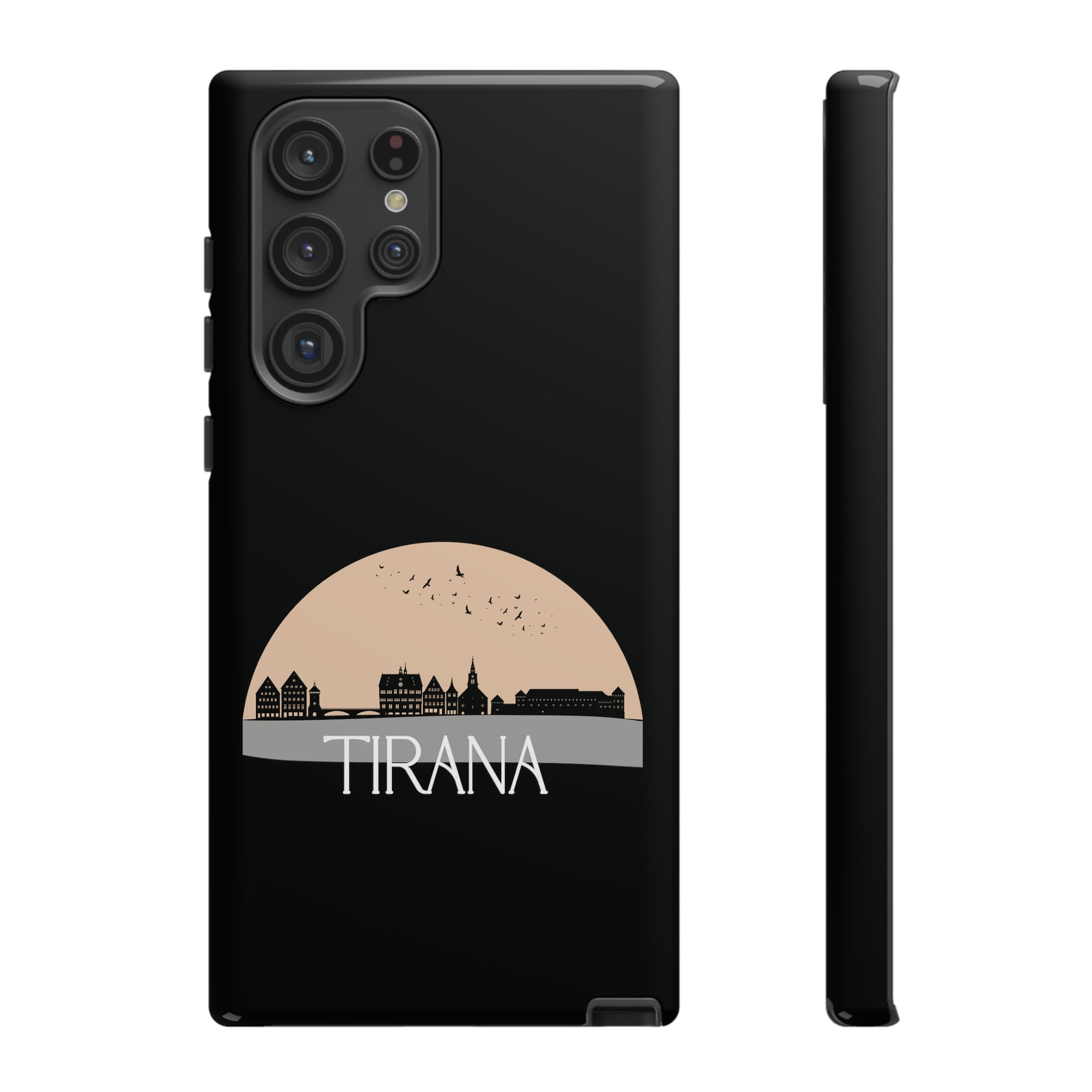 TIRANA Phone Case - Black