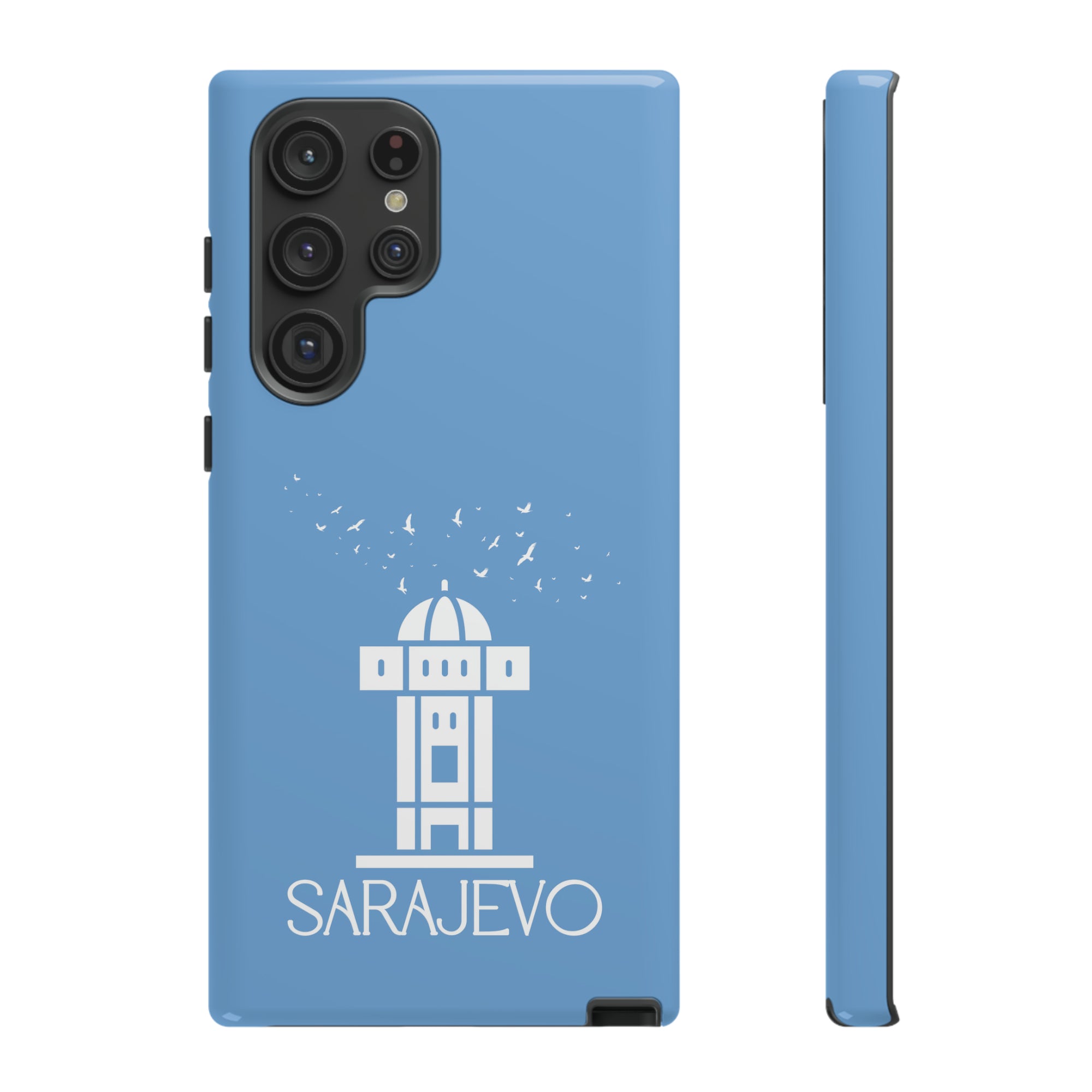 SARAJEVO SEBILJ Phone Case - Light Blue