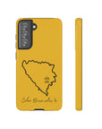 Šeher Bosno Volim Te Phone Case - Yellow