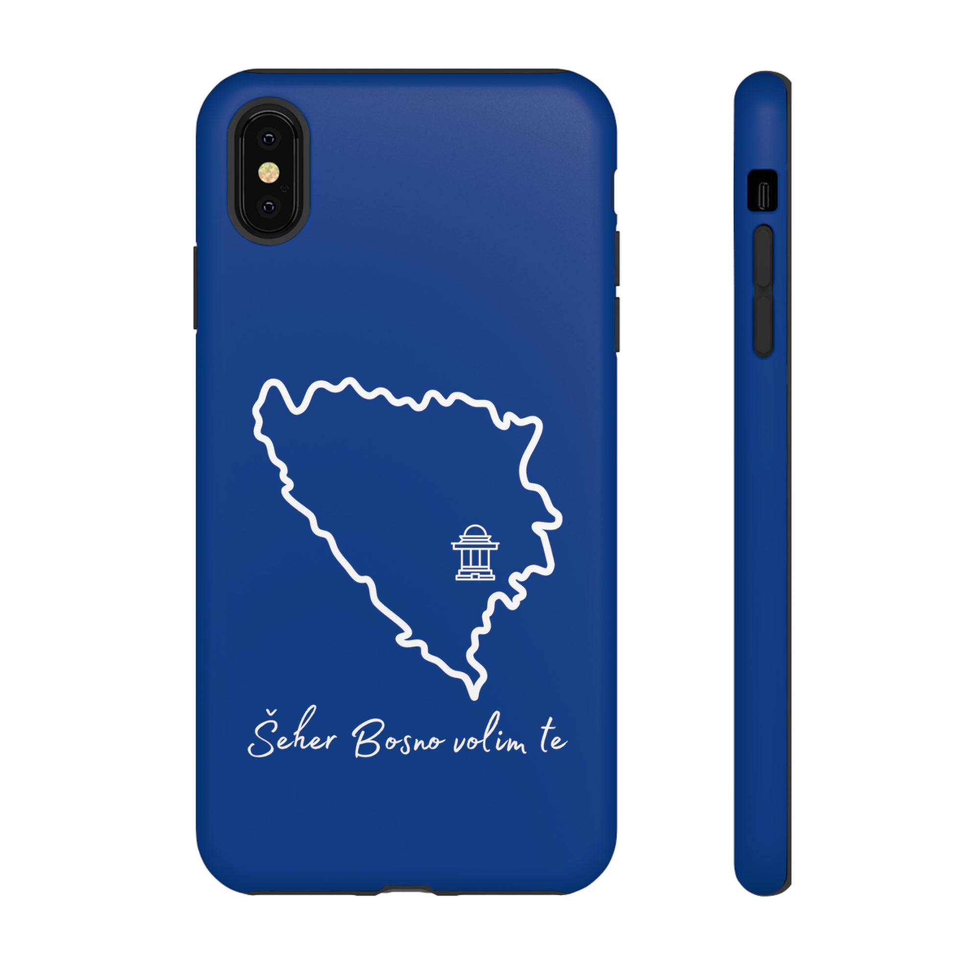 Šeher Bosno Volim Te Phone Case - Blue