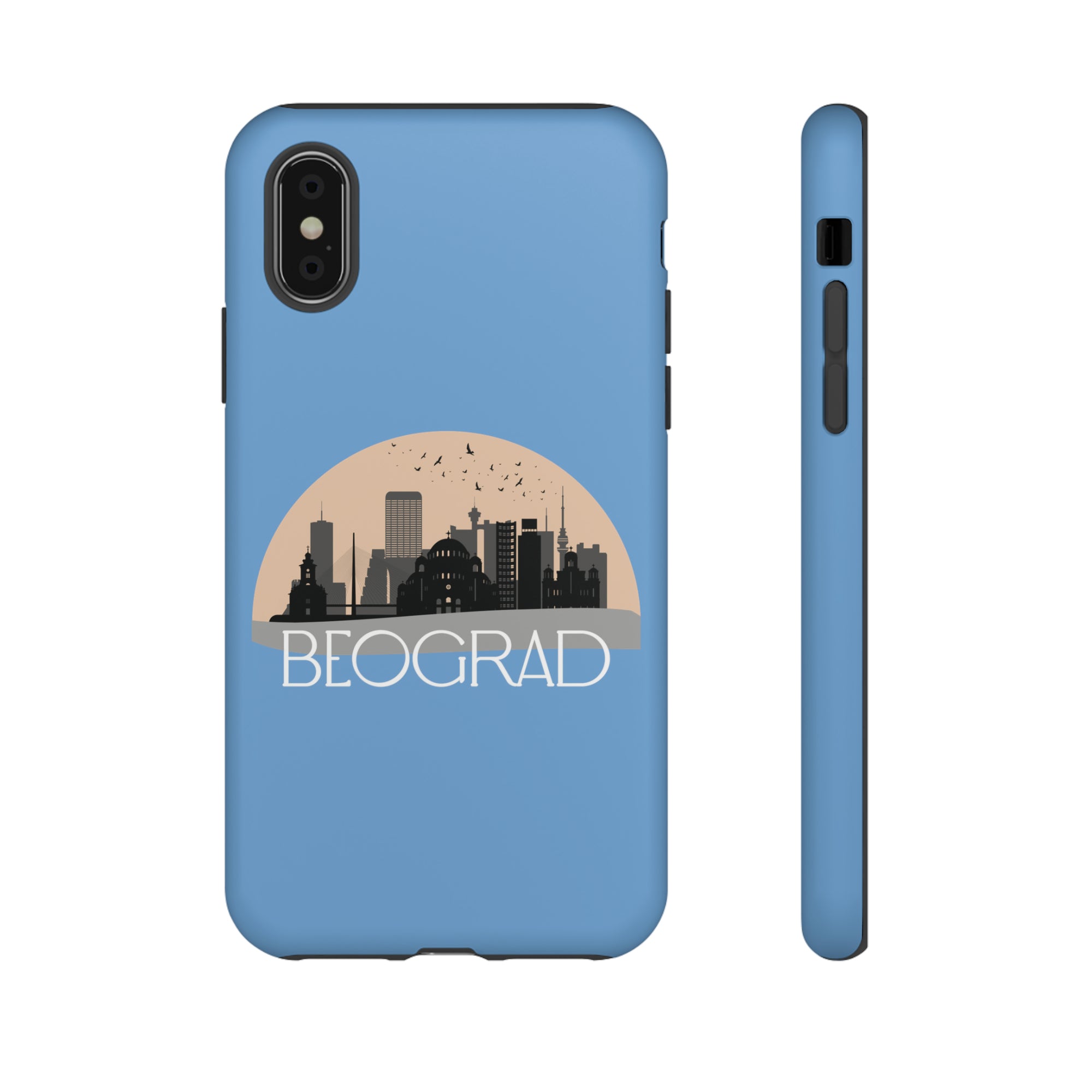 BEOGRAD Phone Case - Light Blue