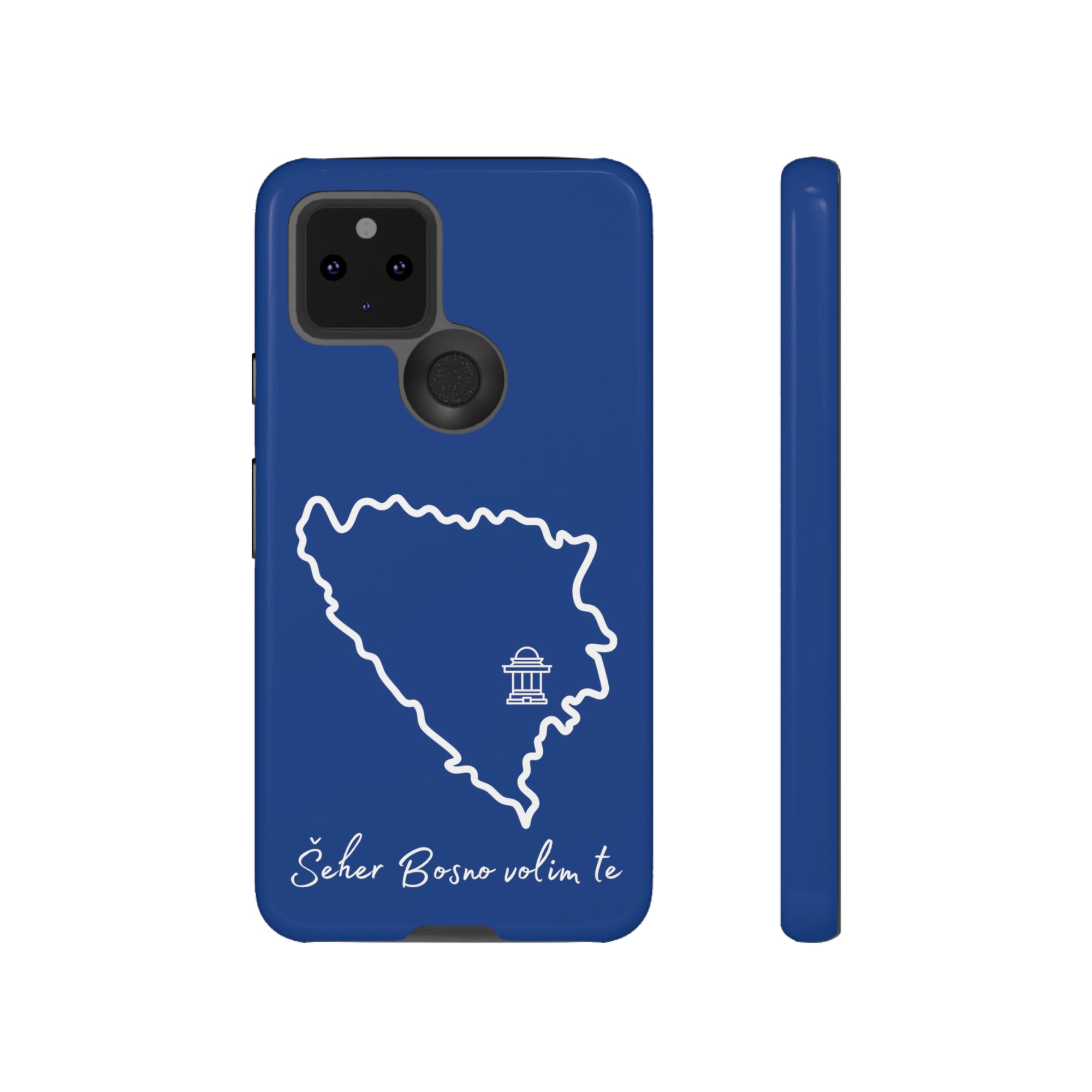 Šeher Bosno Volim Te Phone Case - Blue