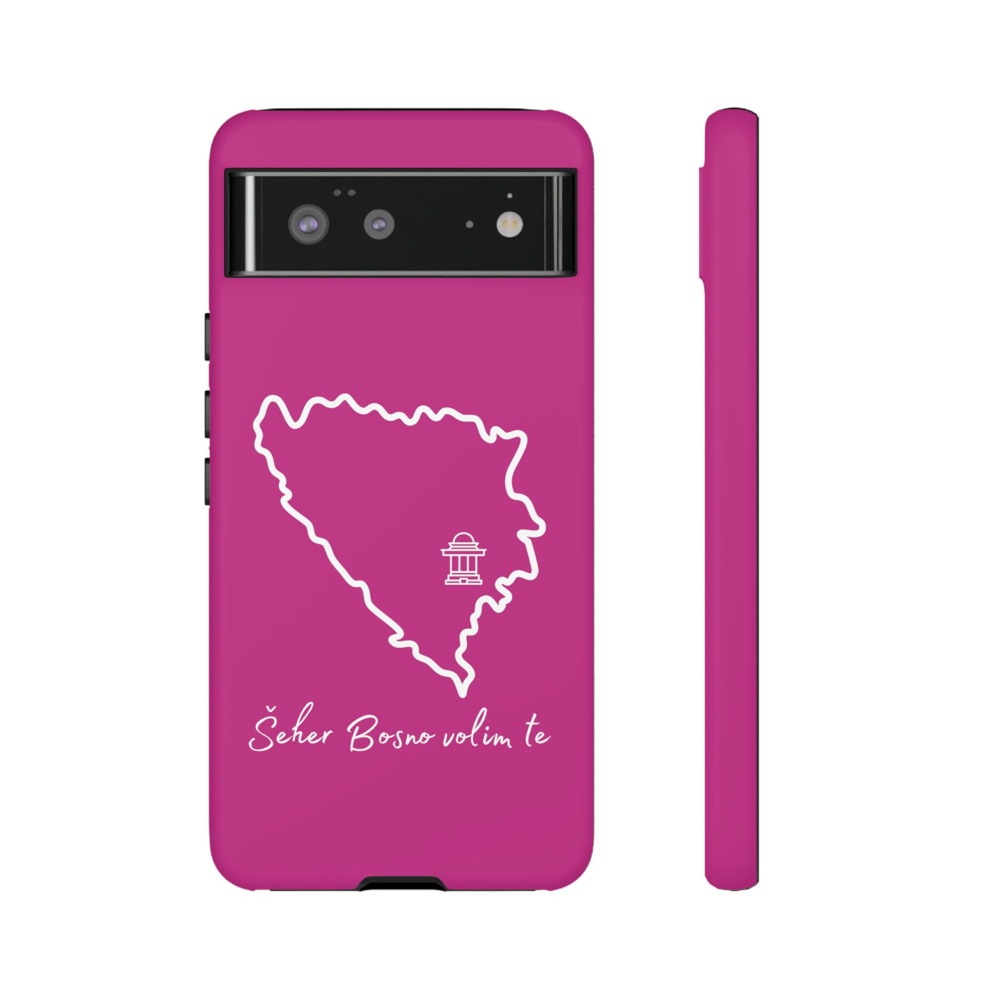 Šeher Bosno Volim Te Phone Case - Pink