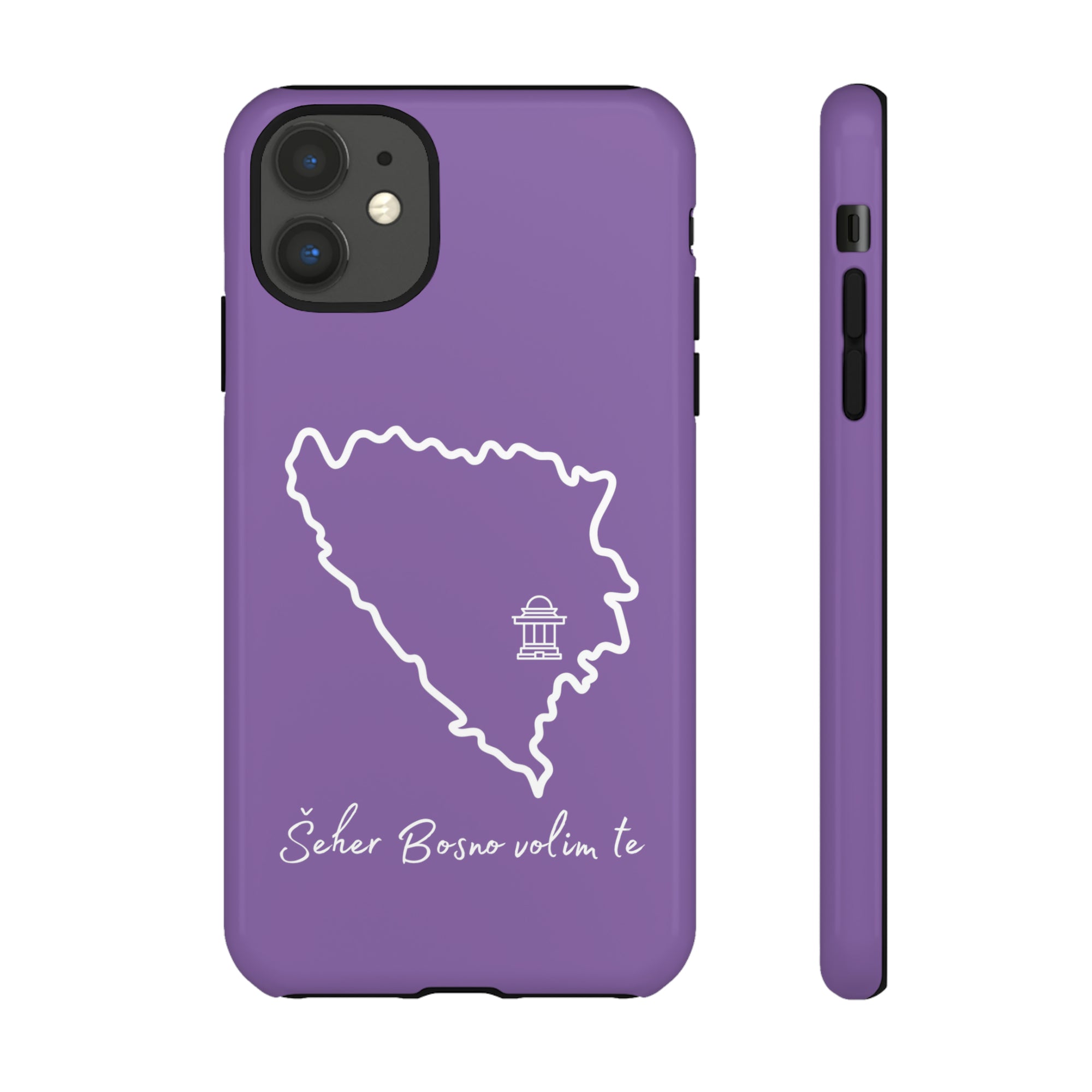 Šeher Bosno Volim Te Phone Case - Purple