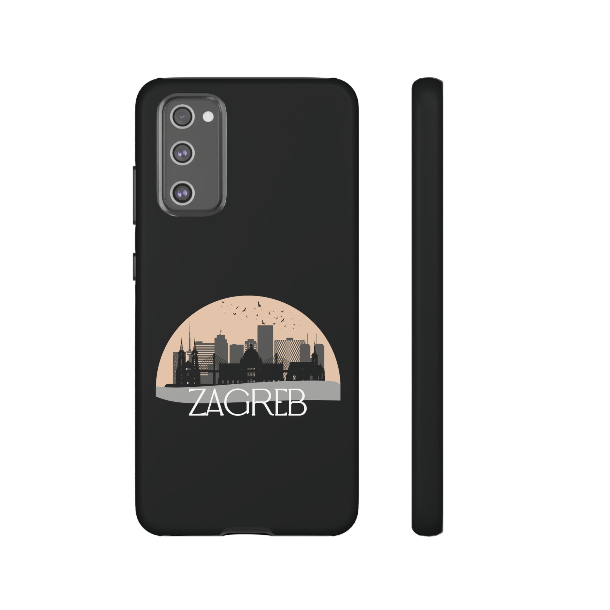 ZAGREB Phone Case - Black