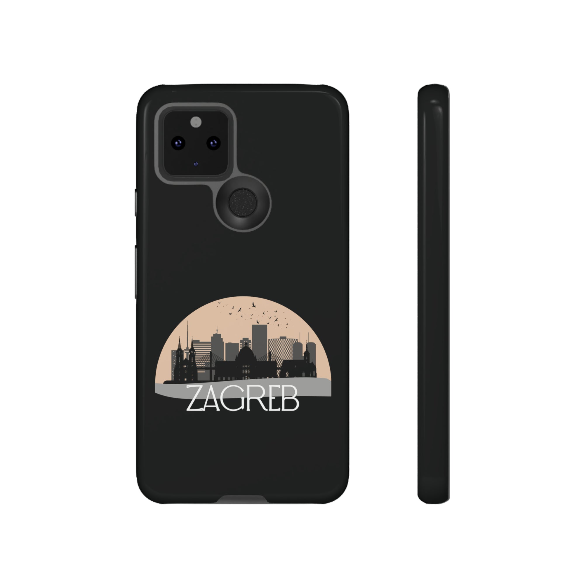 ZAGREB Phone Case - Black