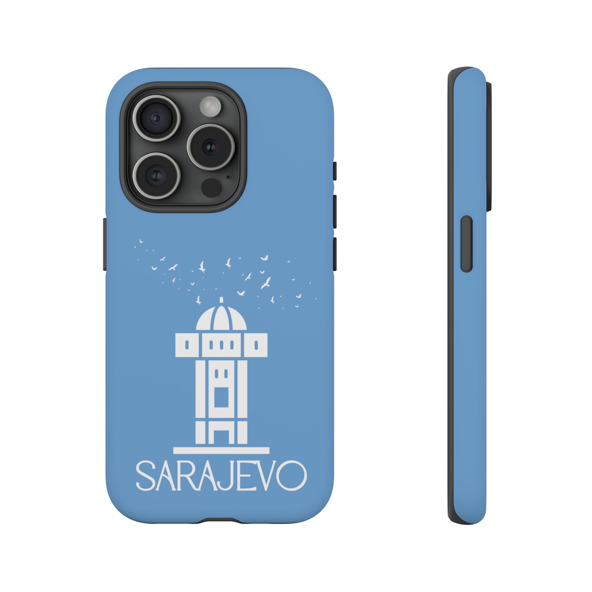 SARAJEVO SEBILJ Phone Case - Light Blue