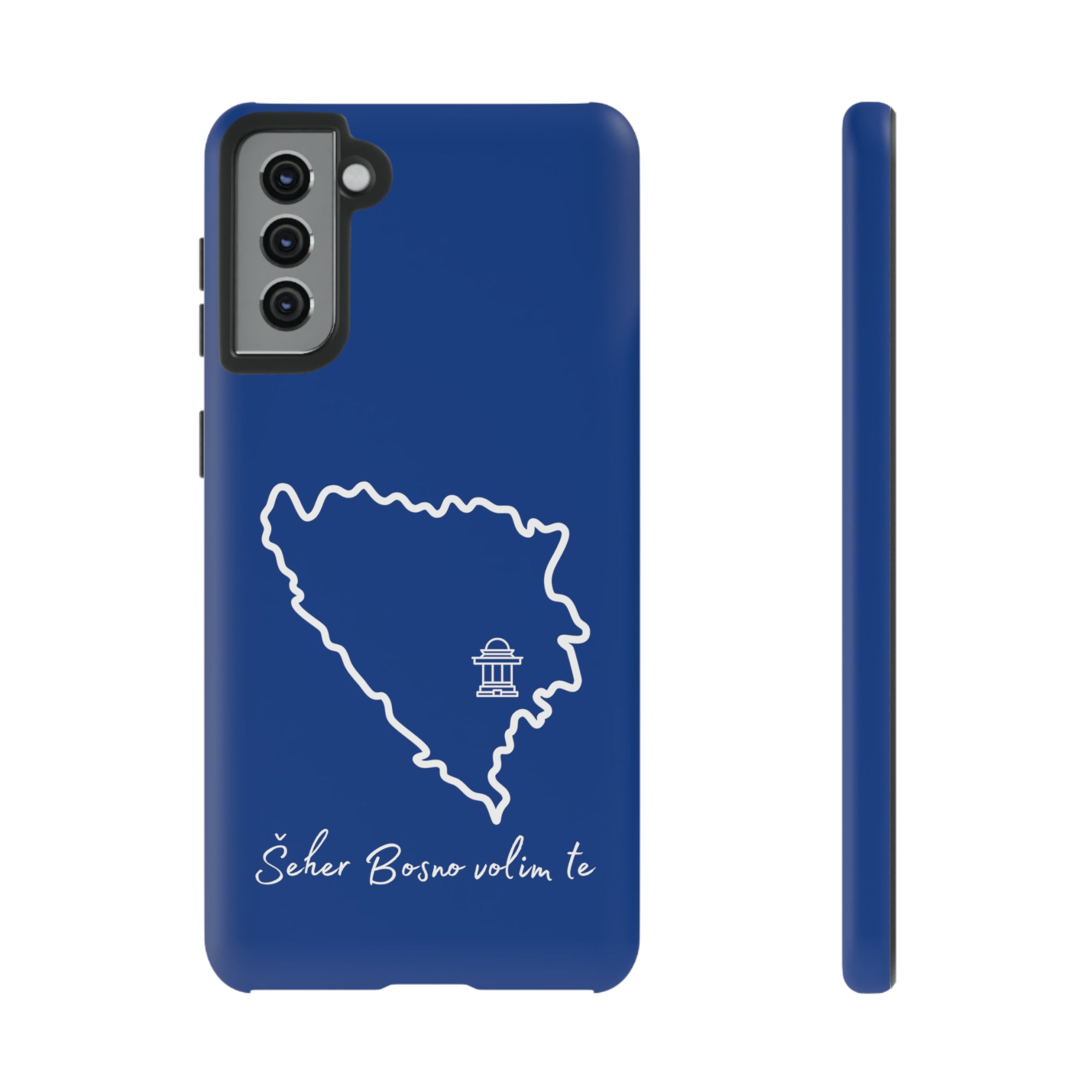 Šeher Bosno Volim Te Phone Case - Blue