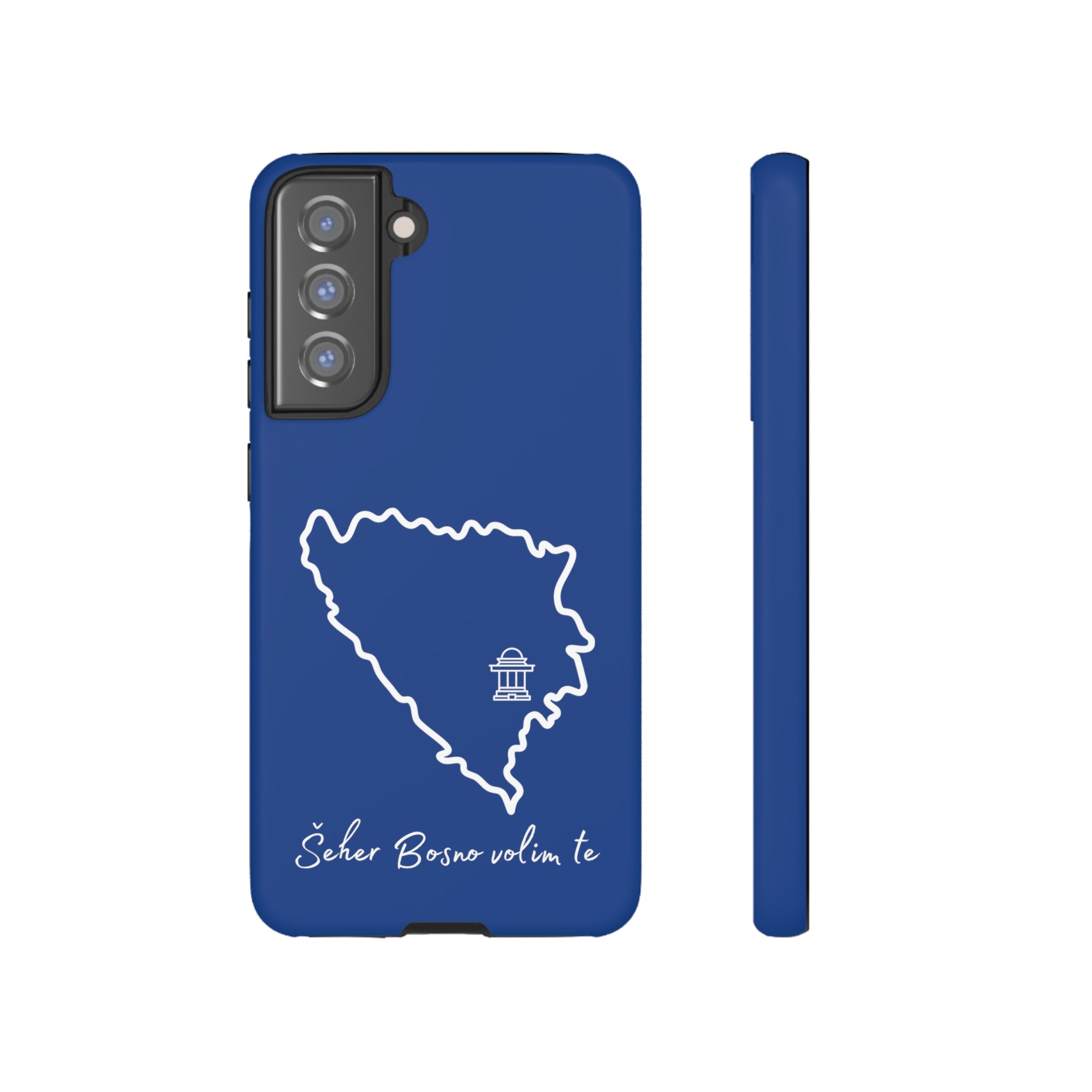 Šeher Bosno Volim Te Phone Case - Blue