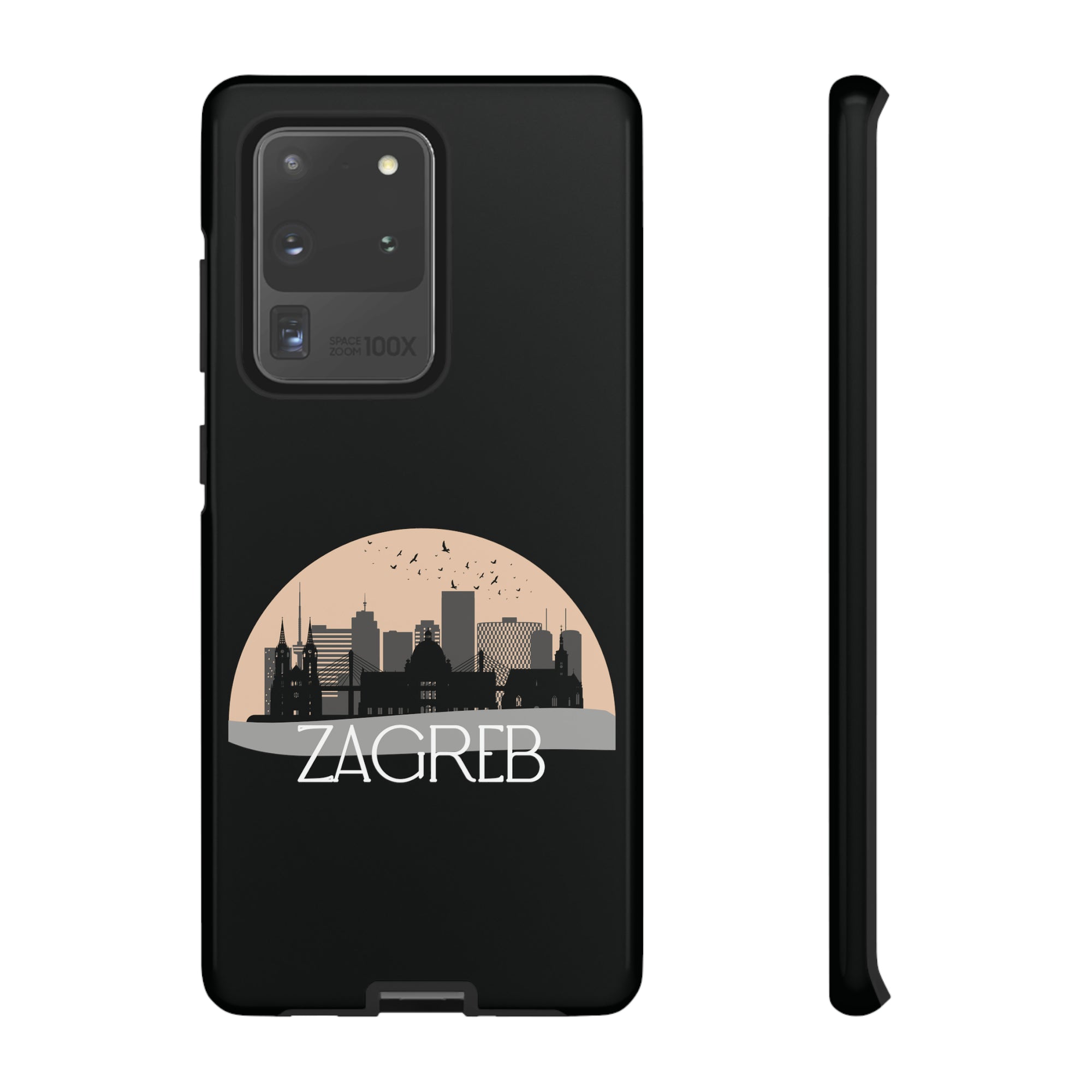 ZAGREB Phone Case - Black