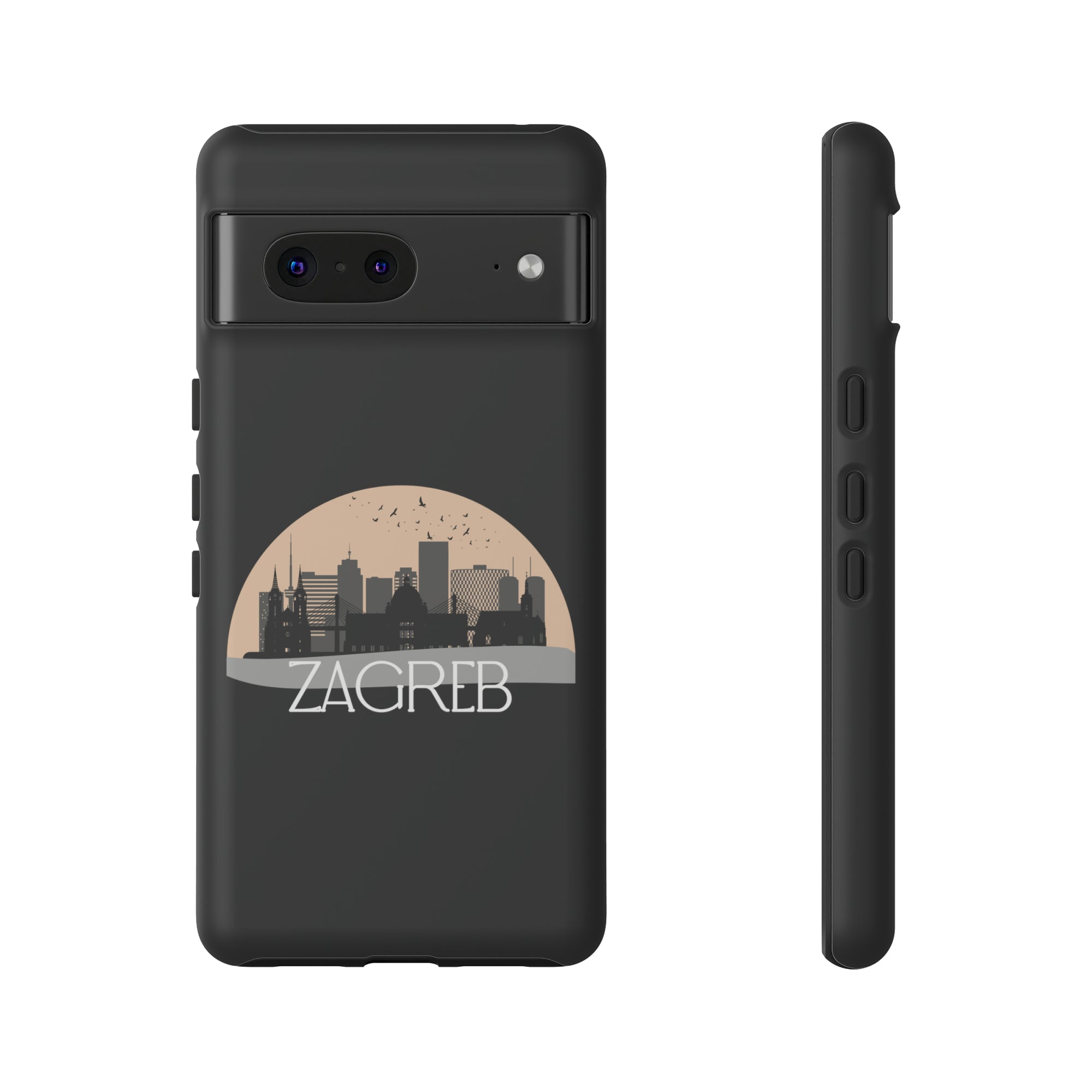 ZAGREB Phone Case - Black