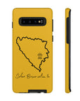 Šeher Bosno Volim Te Phone Case - Yellow