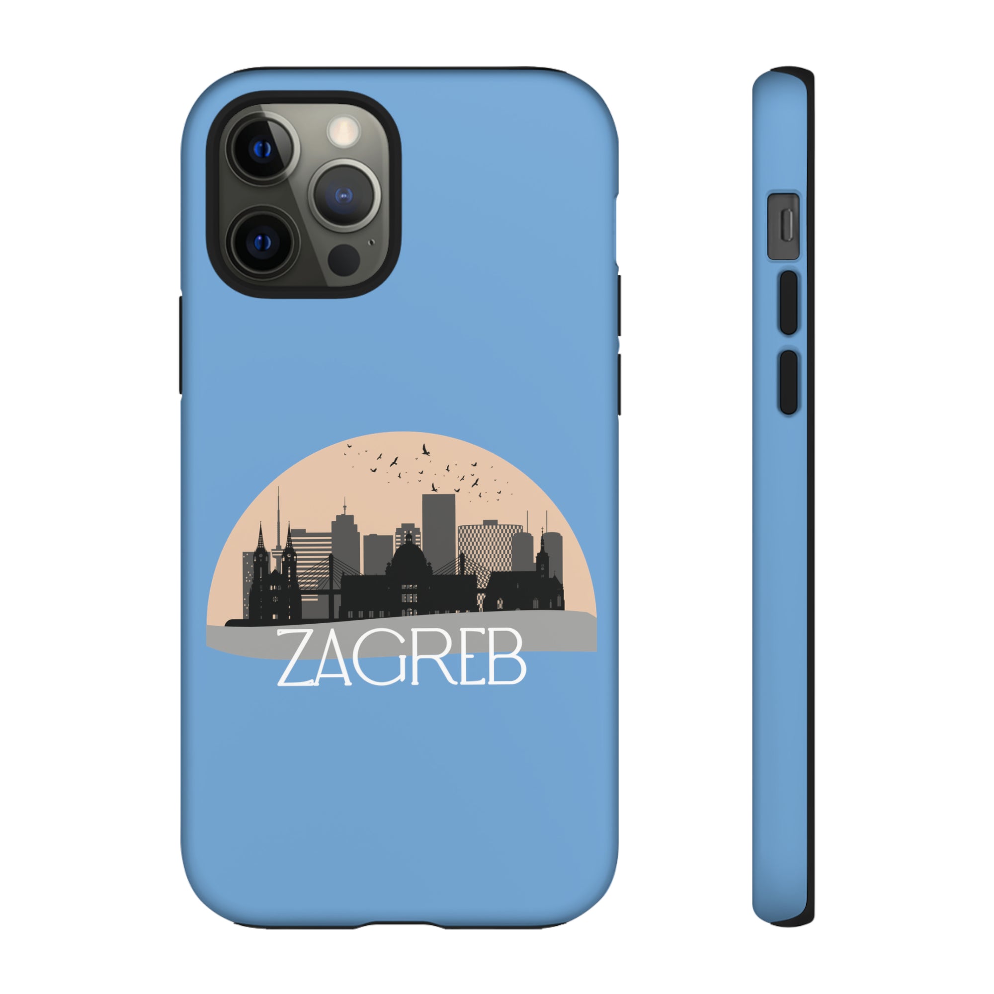 ZAGREB Phone Case - Light Blue