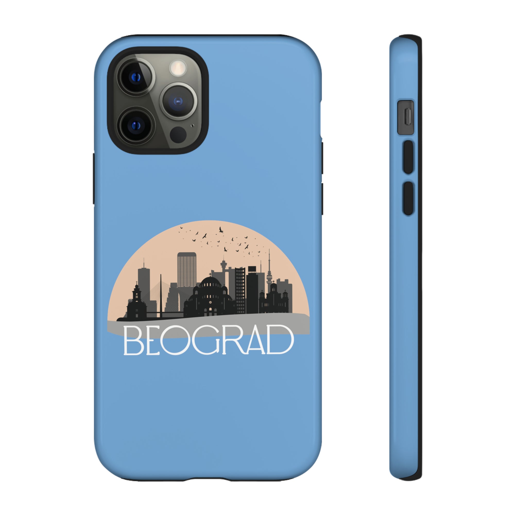 BEOGRAD Phone Case - Light Blue