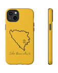 Šeher Bosno Volim Te Phone Case - Yellow