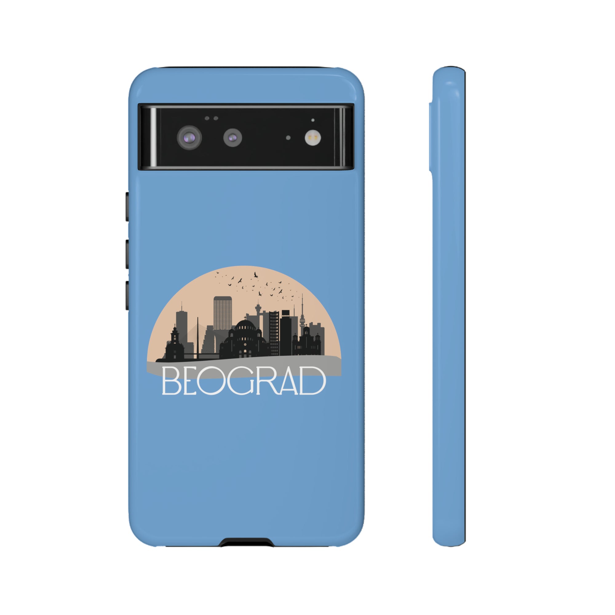 BEOGRAD Phone Case - Light Blue