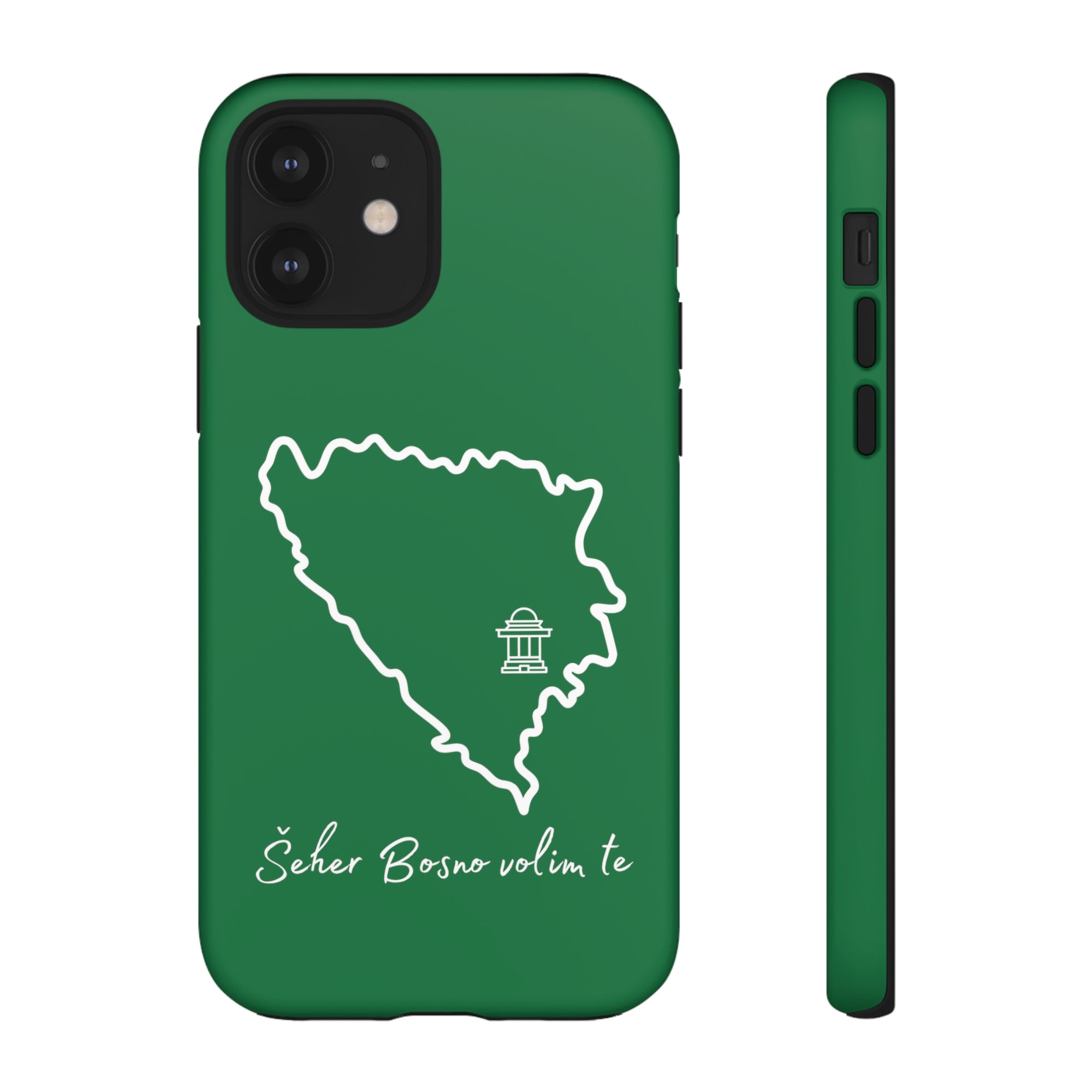 Šeher Bosno Volim Te Phone Case - Green