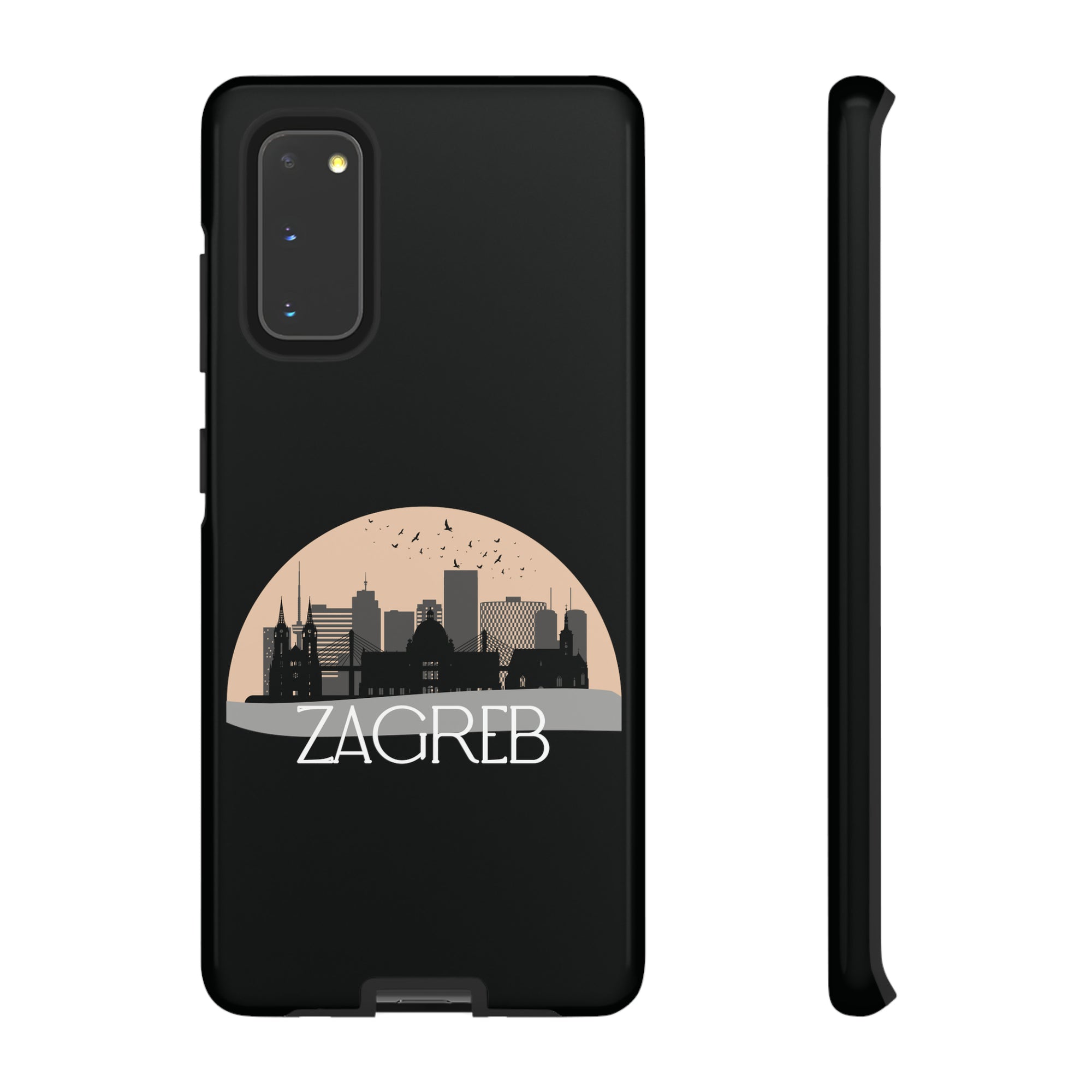 ZAGREB Phone Case - Black