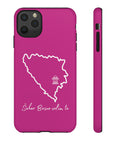 Šeher Bosno Volim Te Phone Case - Pink