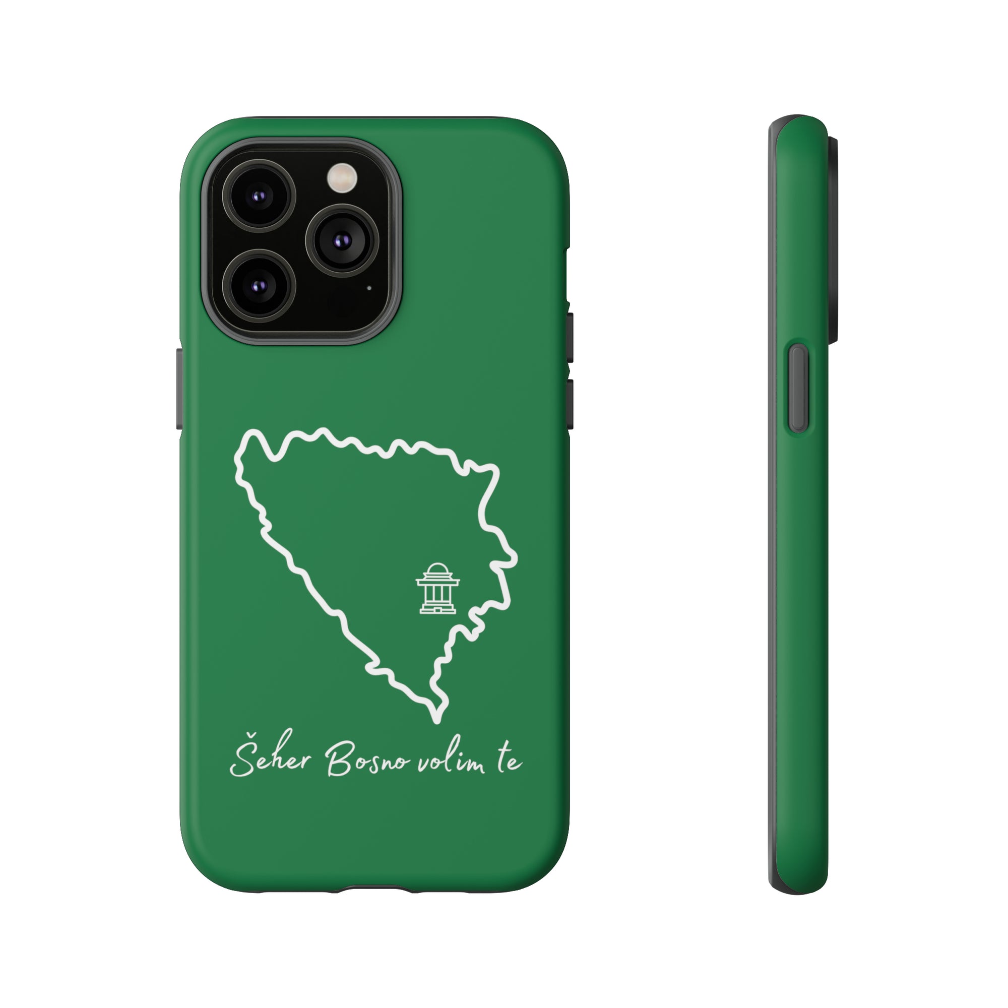 Šeher Bosno Volim Te Phone Case - Green