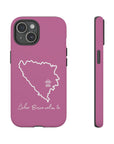 Šeher Bosno Volim Te Phone Case - Light Pink