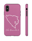 Šeher Bosno Volim Te Phone Case - Light Pink