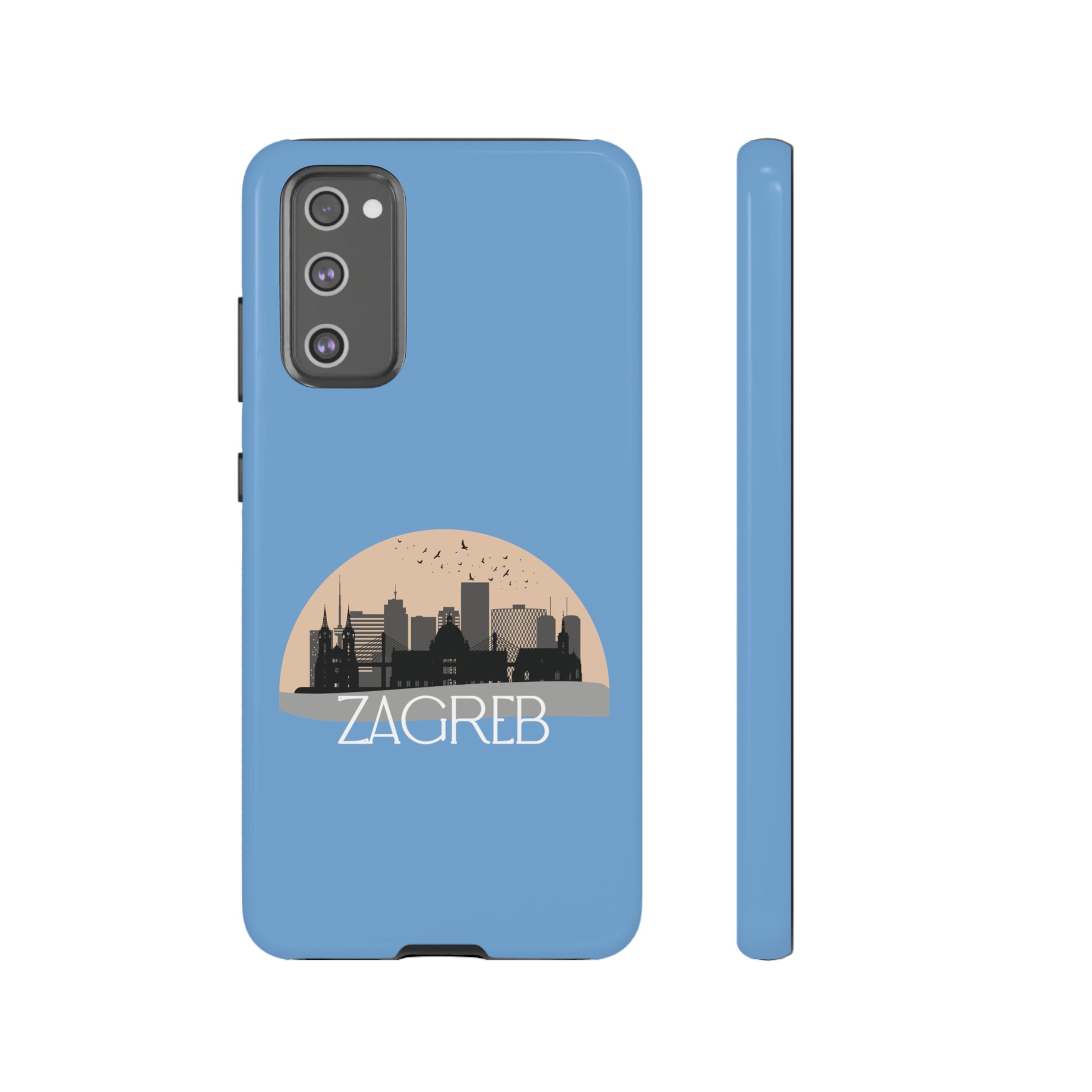 ZAGREB Phone Case - Light Blue