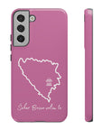 Šeher Bosno Volim Te Phone Case - Light Pink