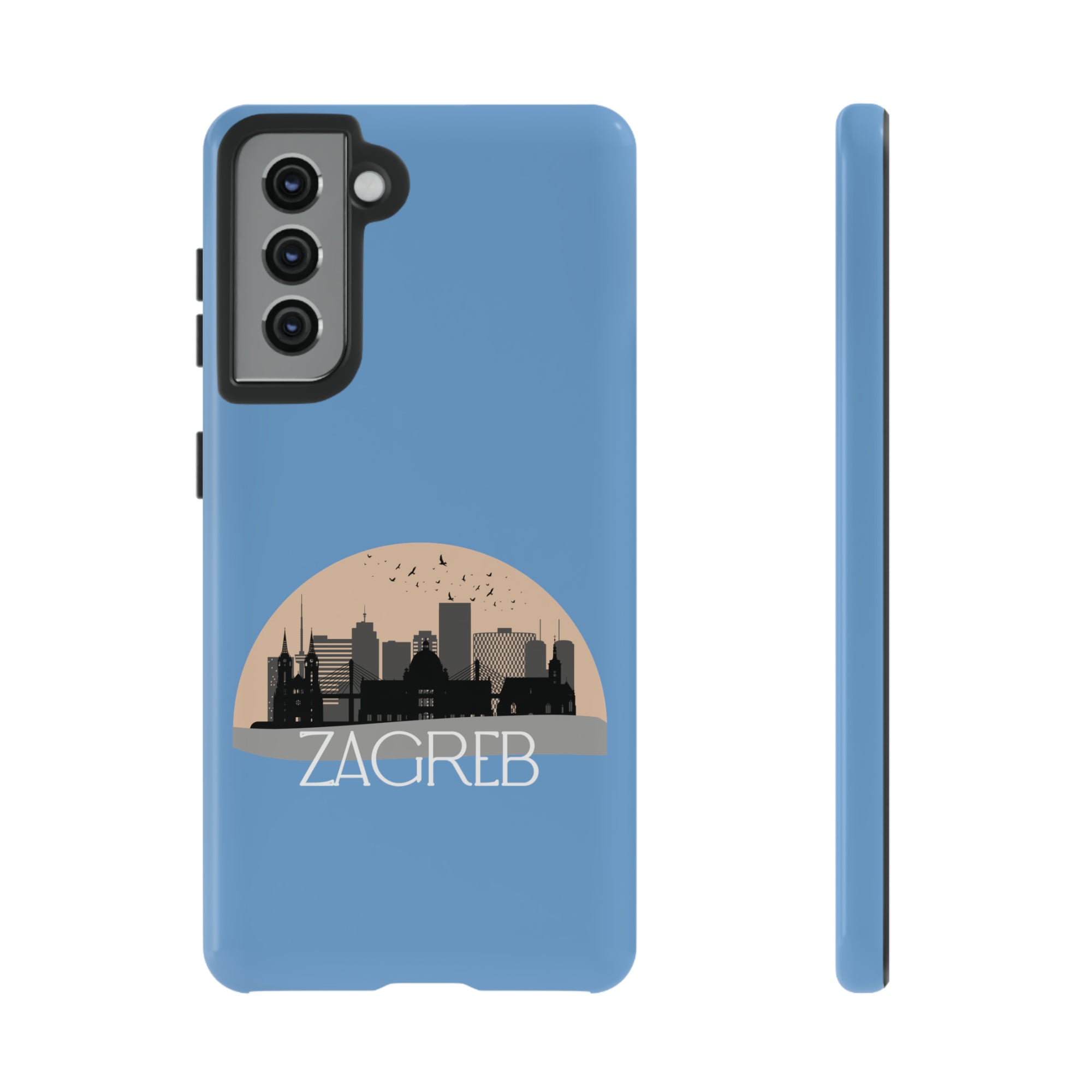 ZAGREB Phone Case - Light Blue