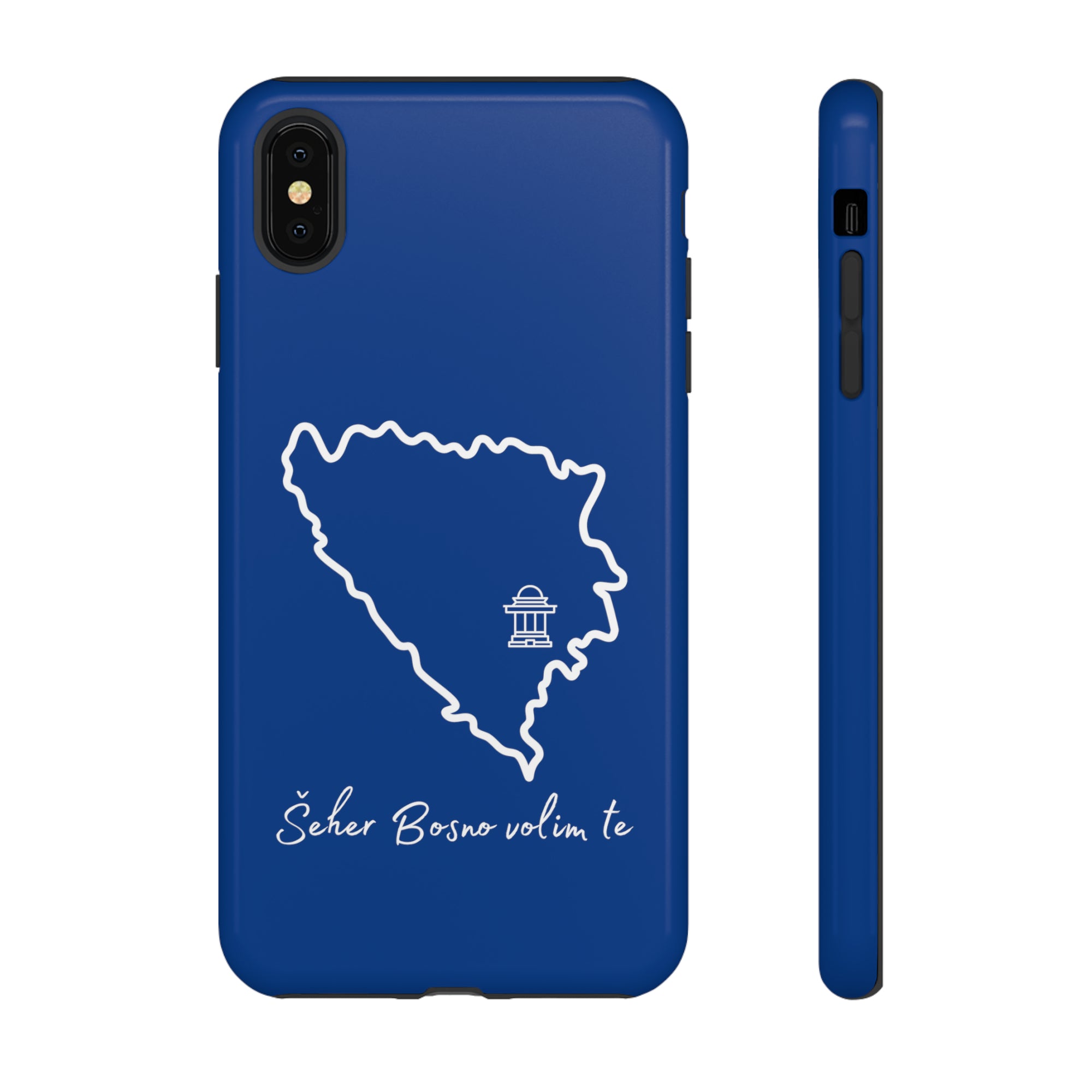 Šeher Bosno Volim Te Phone Case - Blue