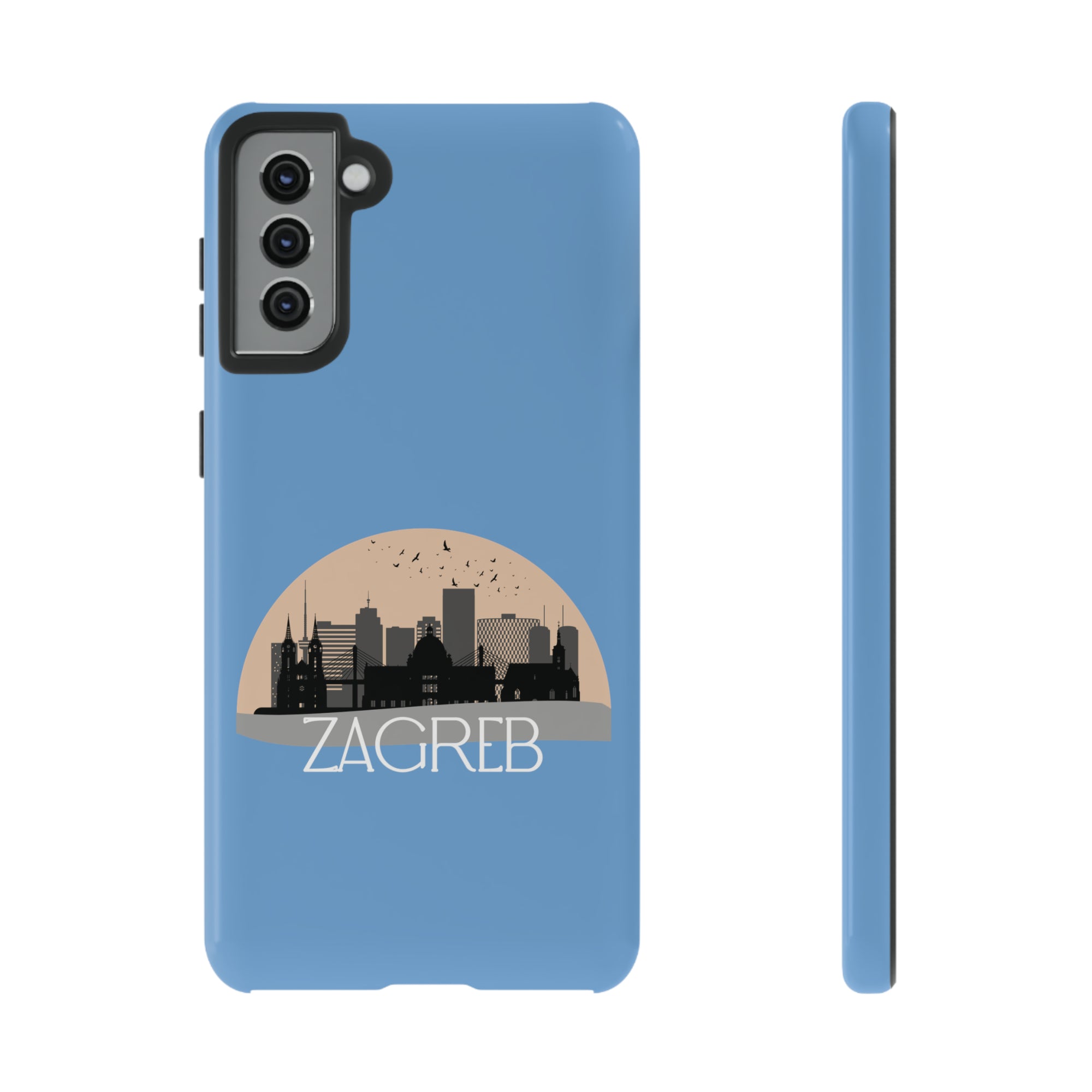 ZAGREB Phone Case - Light Blue