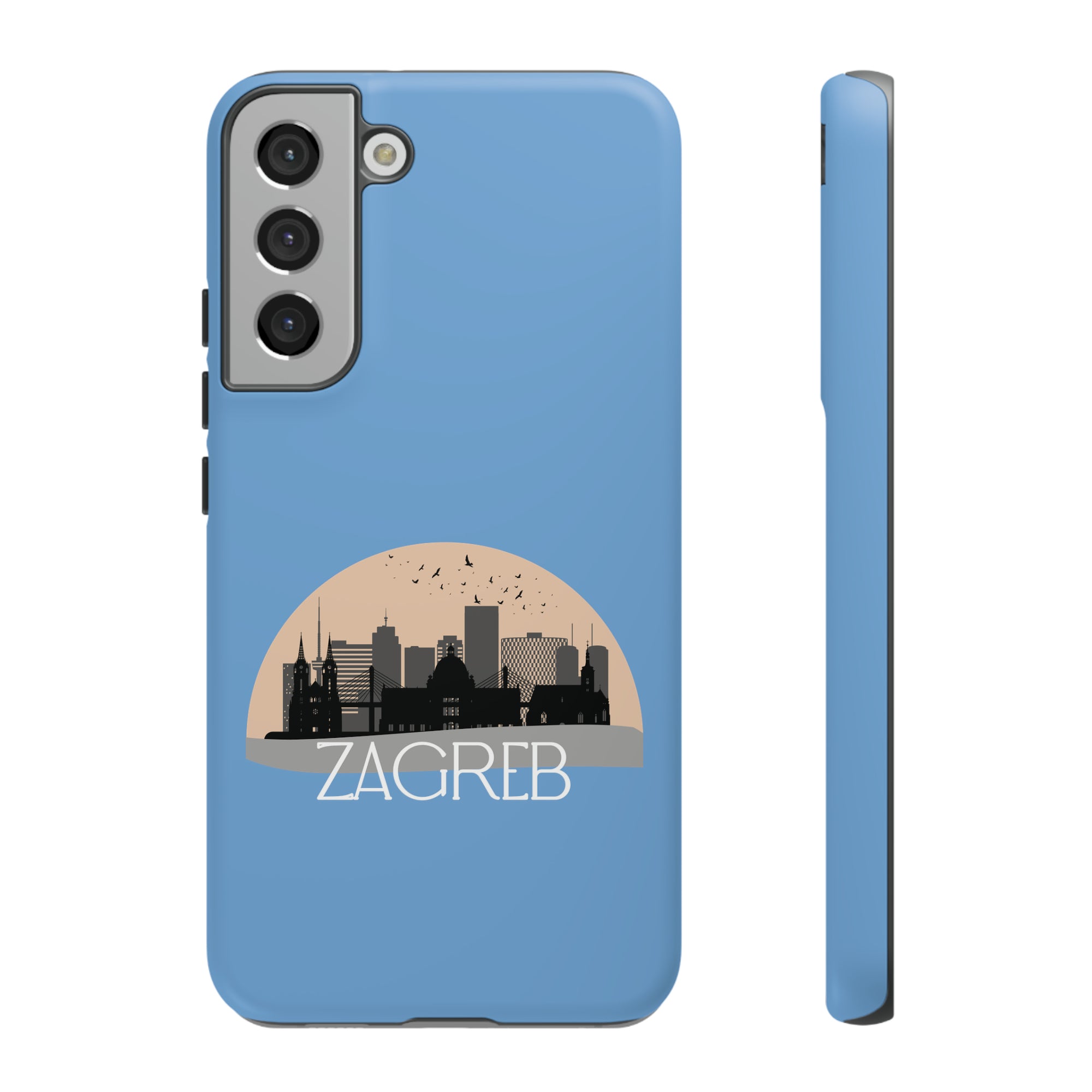 ZAGREB Phone Case - Light Blue