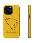 Šeher Bosno Volim Te Phone Case - Yellow