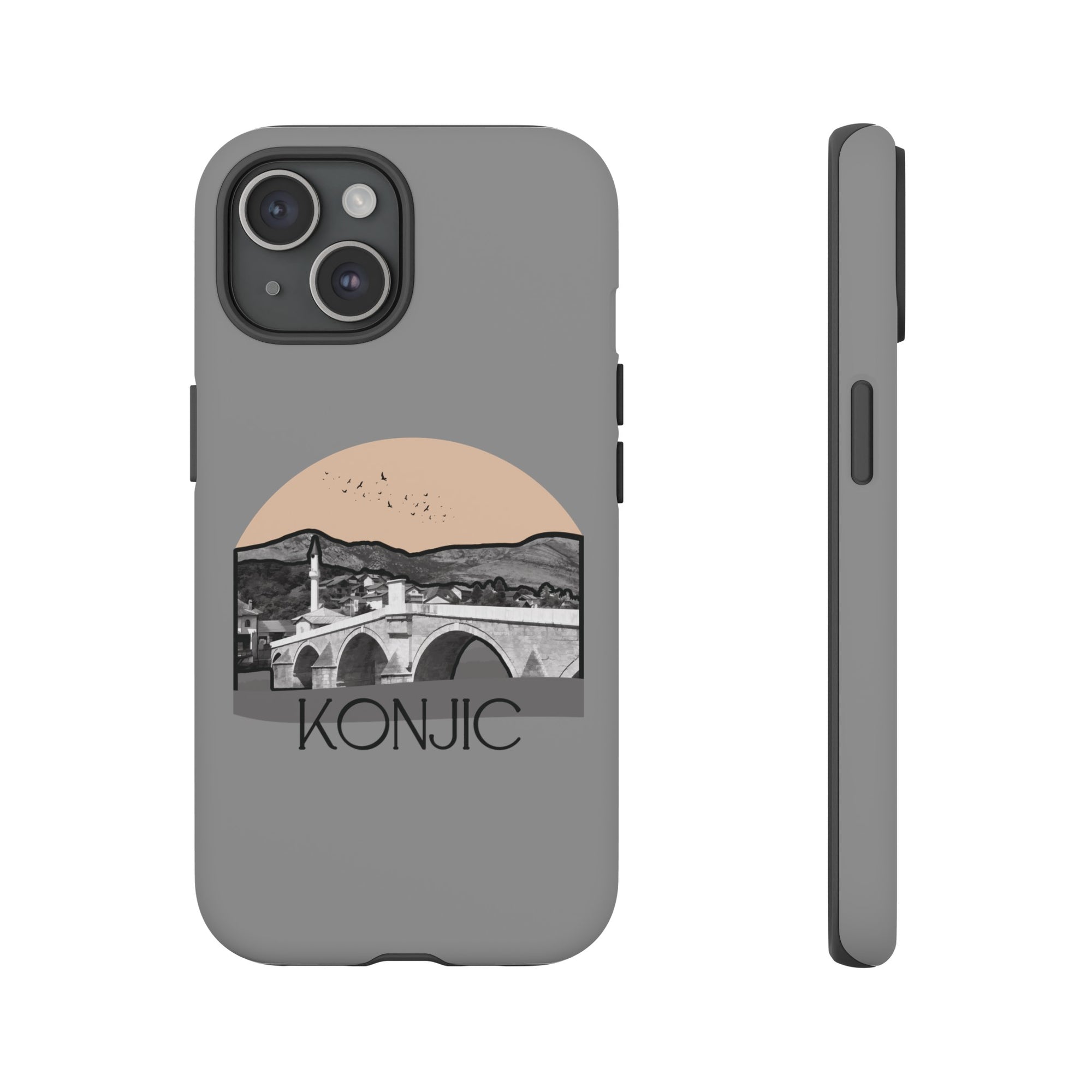 KONJIC Phone Case - Grey