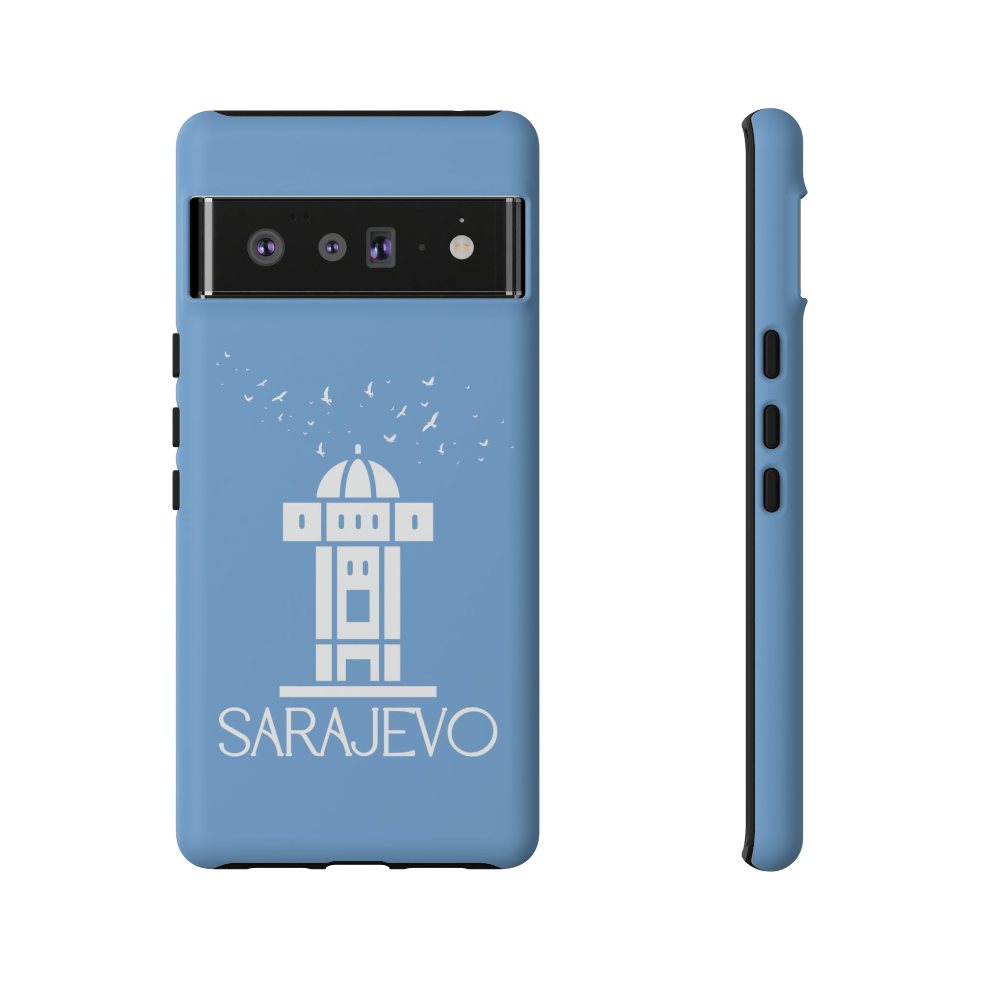 SARAJEVO SEBILJ Phone Case - Light Blue